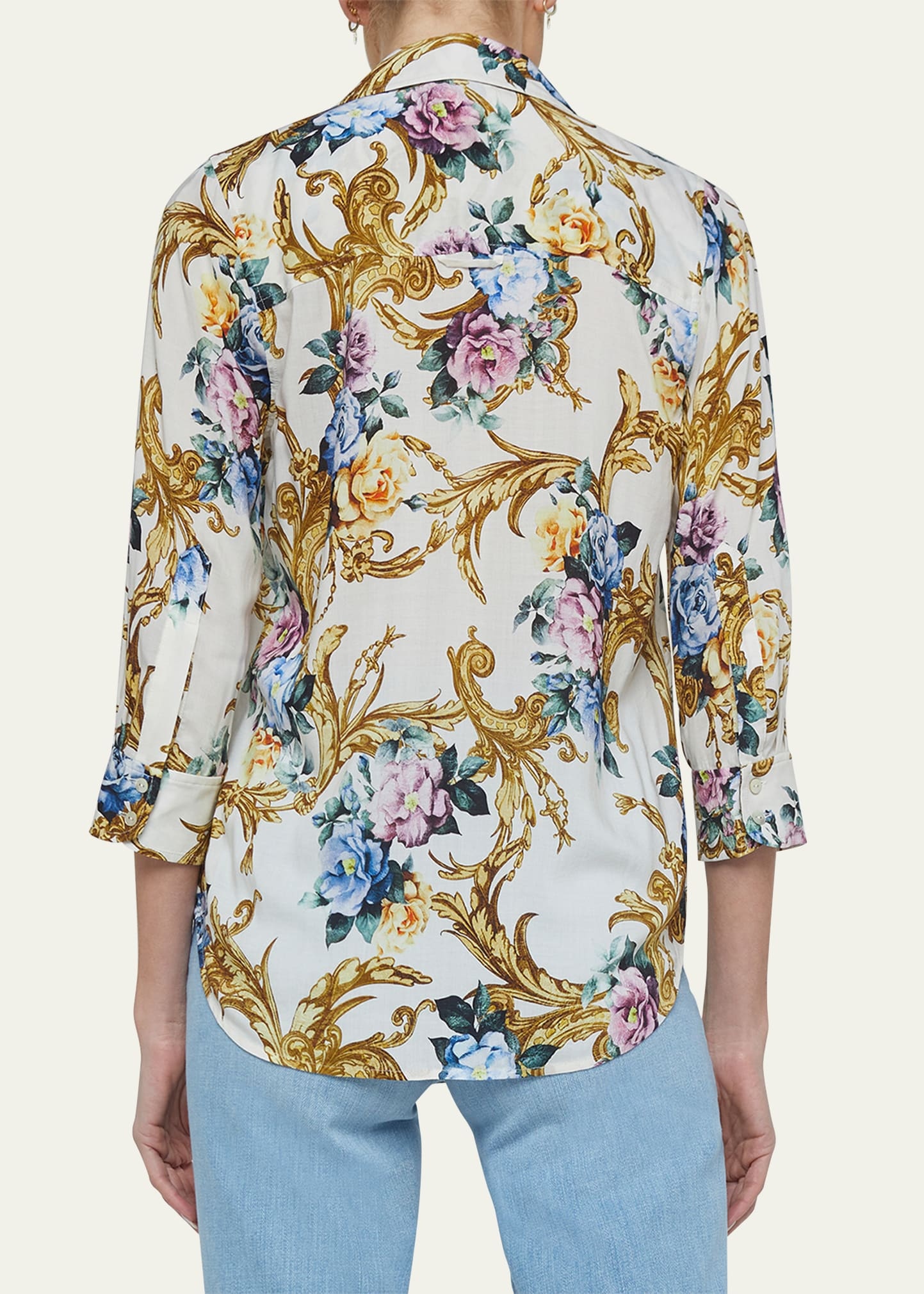 Camille Button-Front Blouse - 3