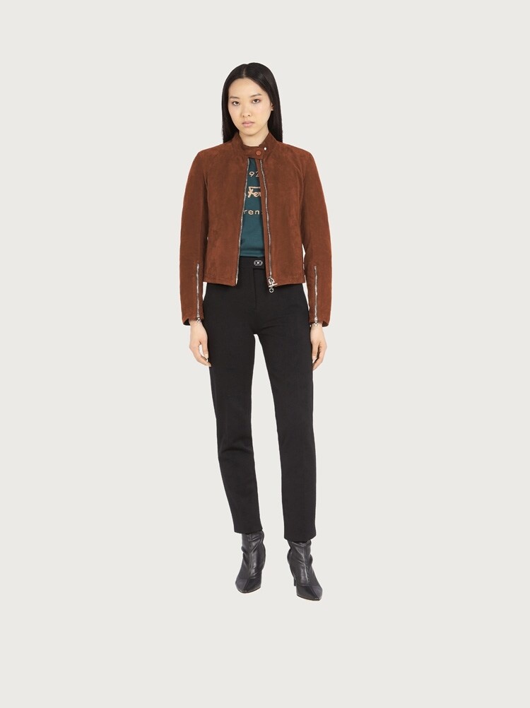 SUEDE BIKER JACKET - 6