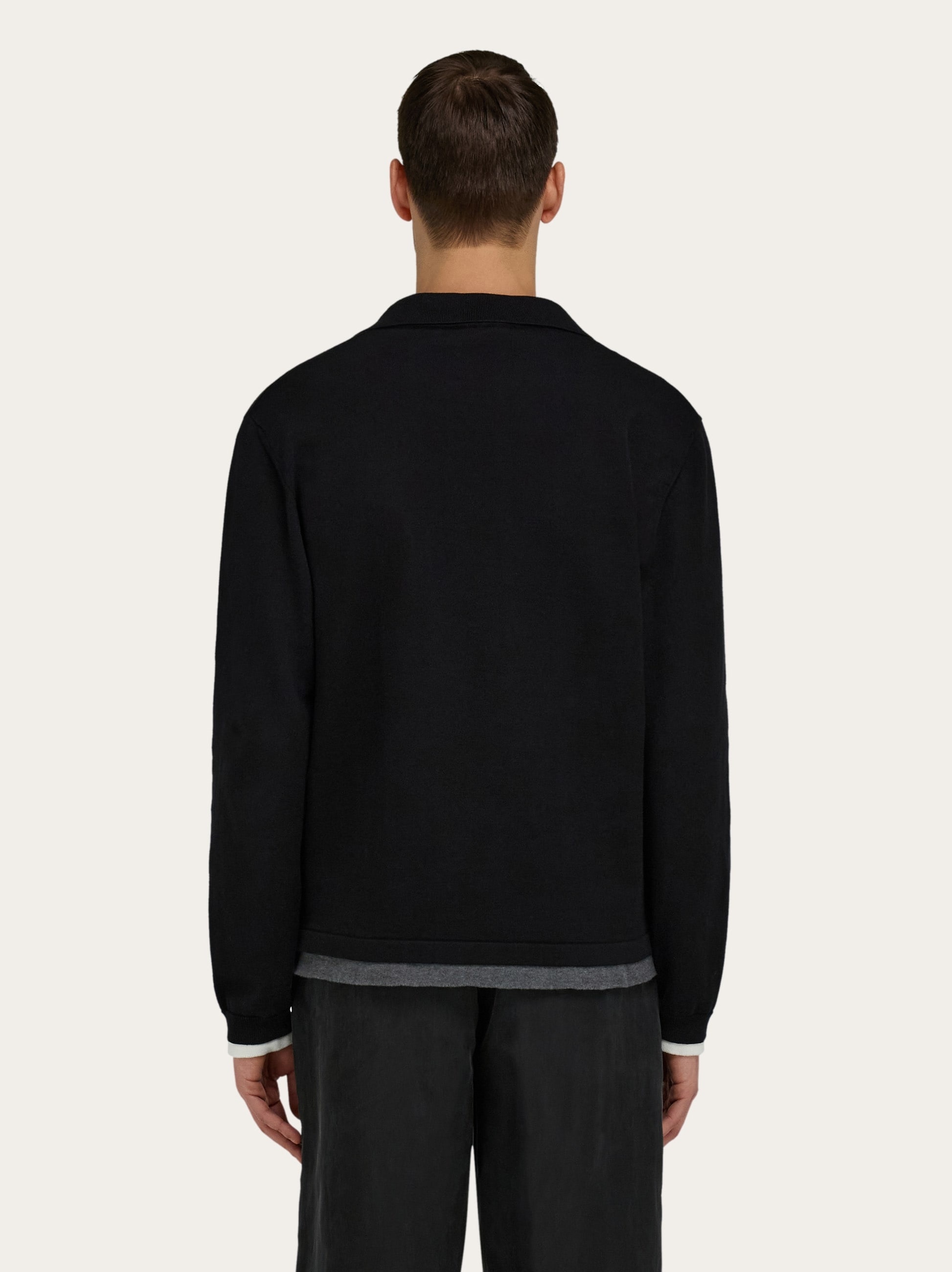 Layered long sleeved polo - 3