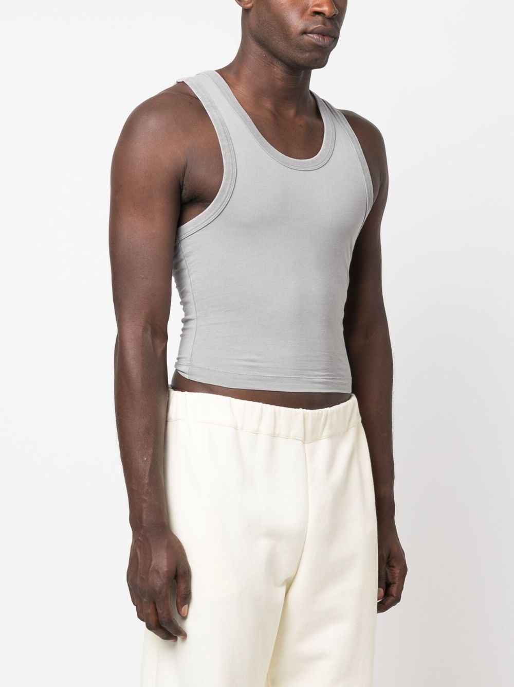 scoop-neck tank top - 4
