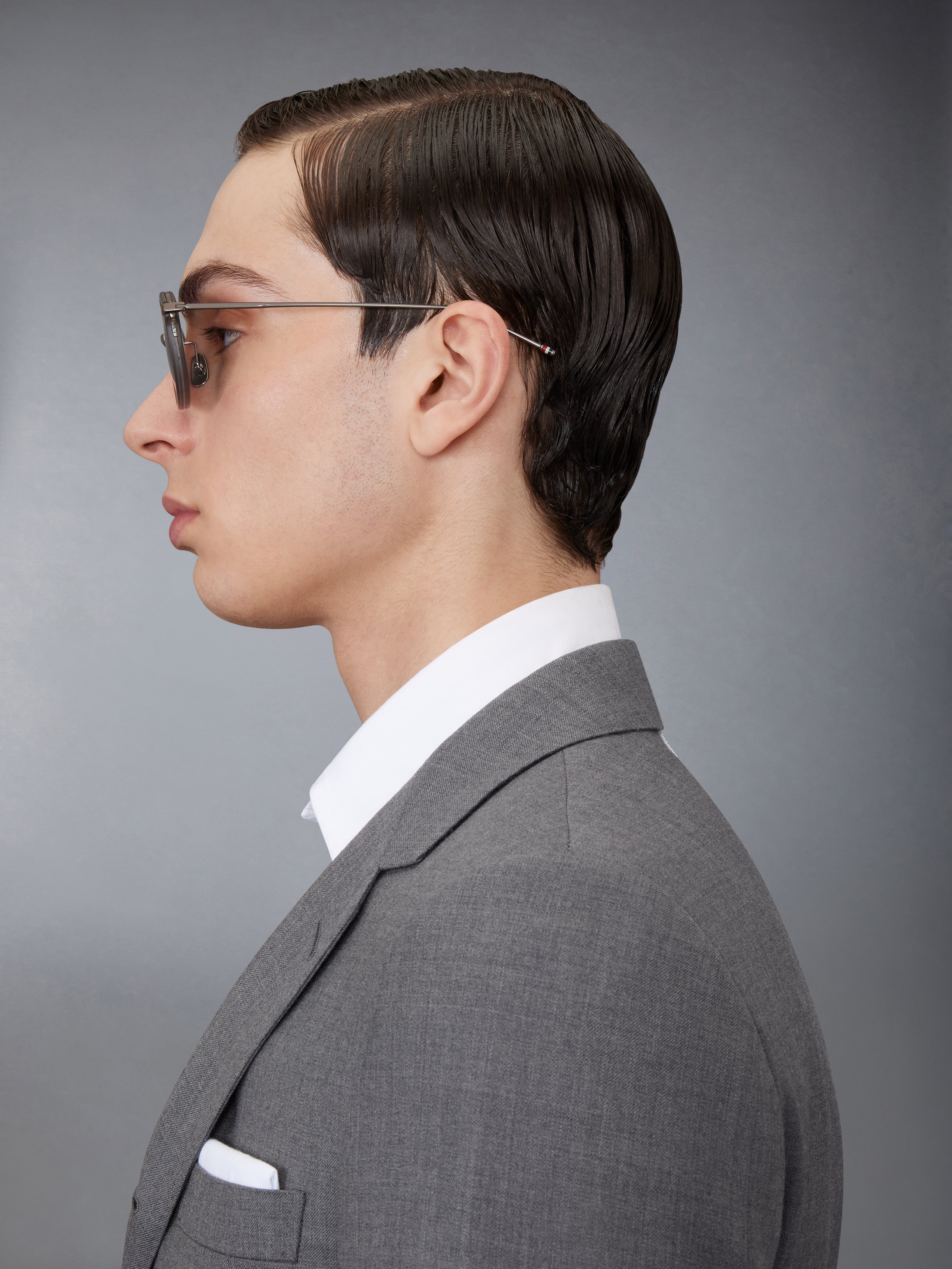 ACETATE AND TITANIUM ROUND SUNGLASSES - 5