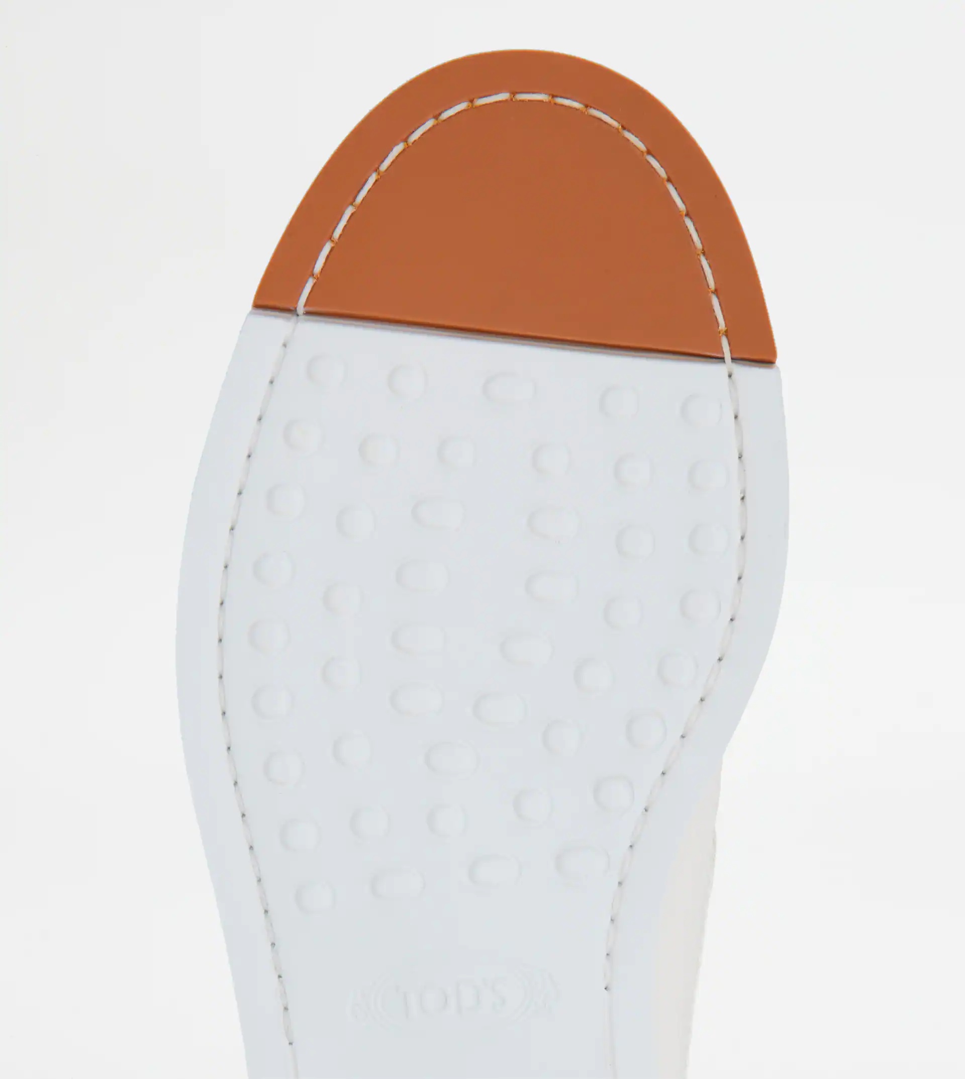 LACE-UPS IN LEATHER - WHITE - 5