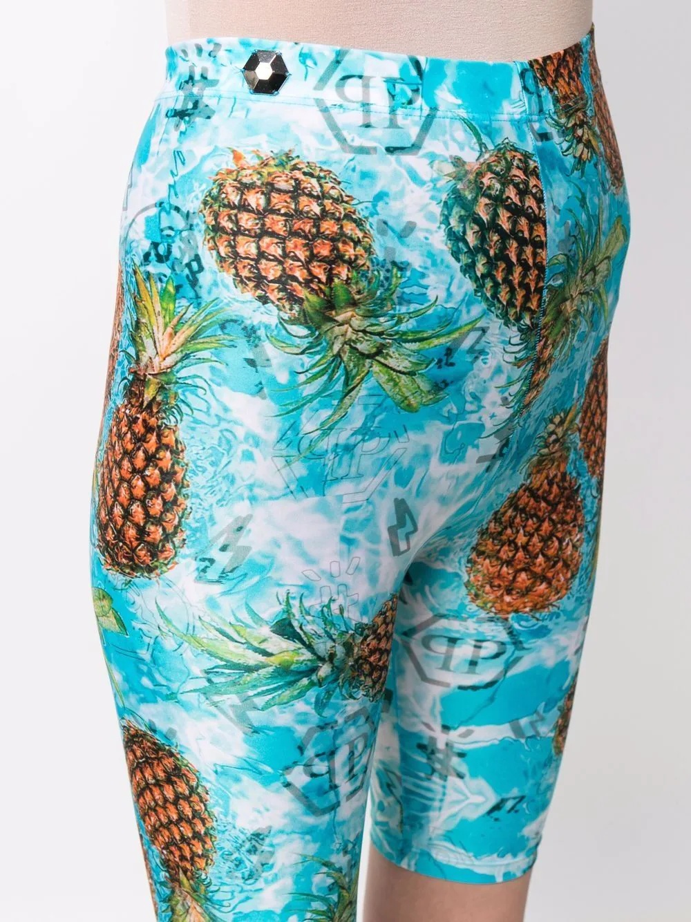 pineapple-print shorts - 5