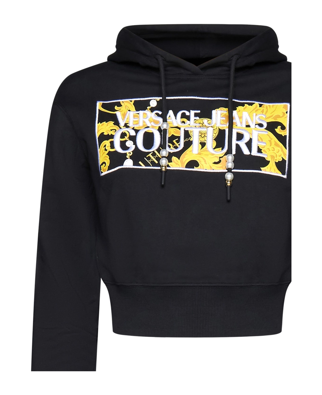 Cropped Sweatshirt With Logo - 3