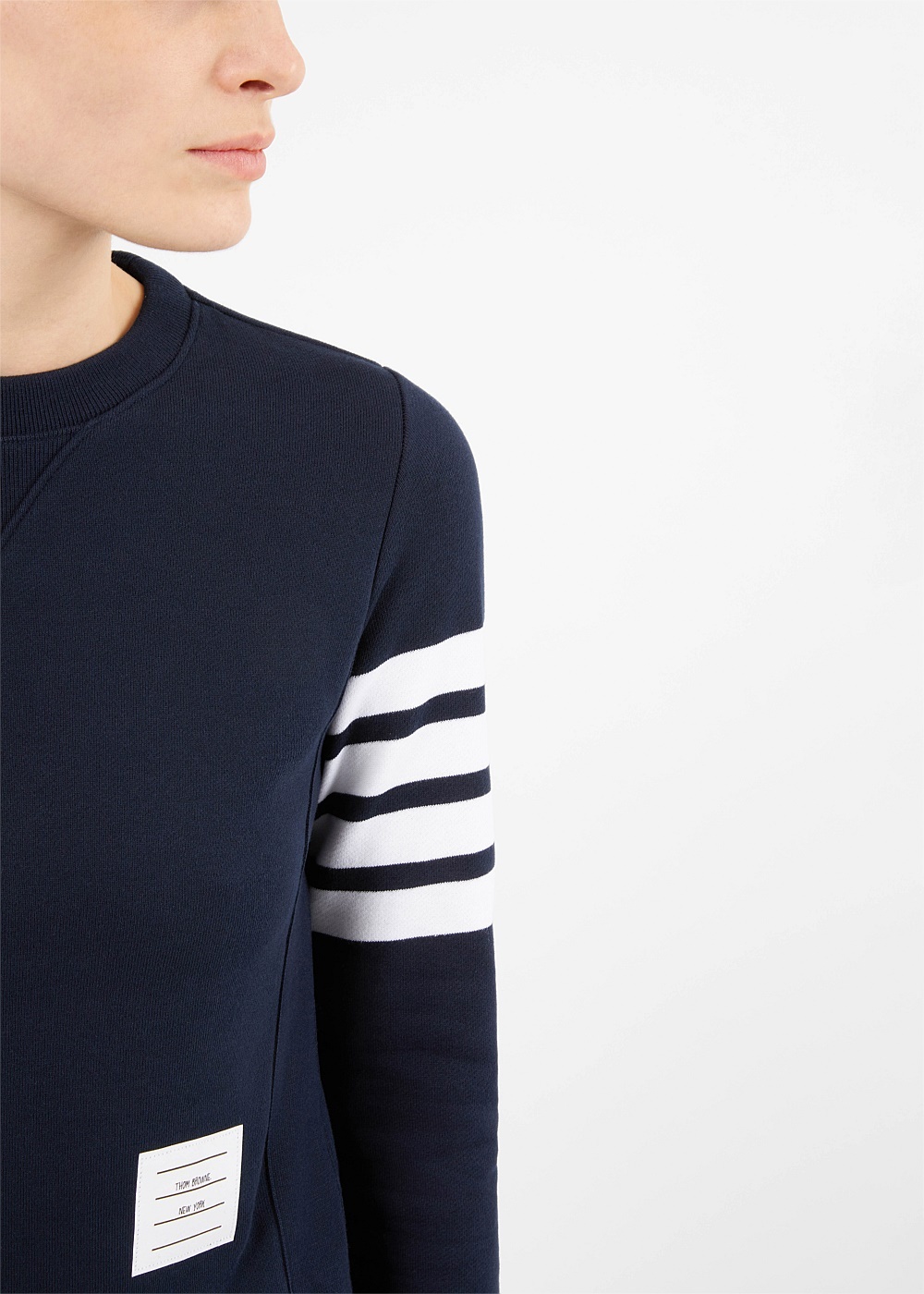 Thom Browne Engineered 4-Bar Stripe Sweatshirt harrolds REVERSIBLE