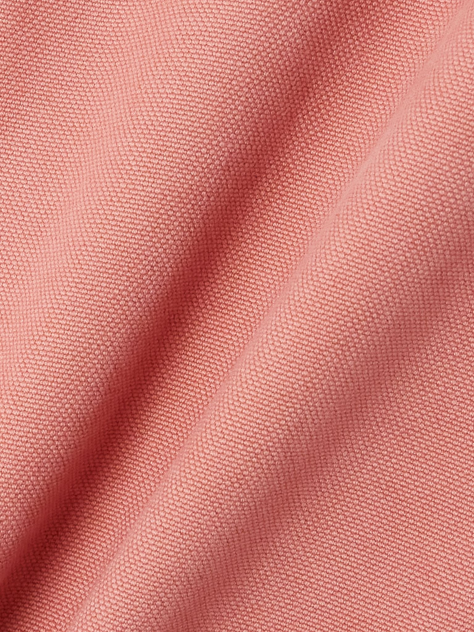 Organic cotton-canvas wide-leg trousers Pink - 5