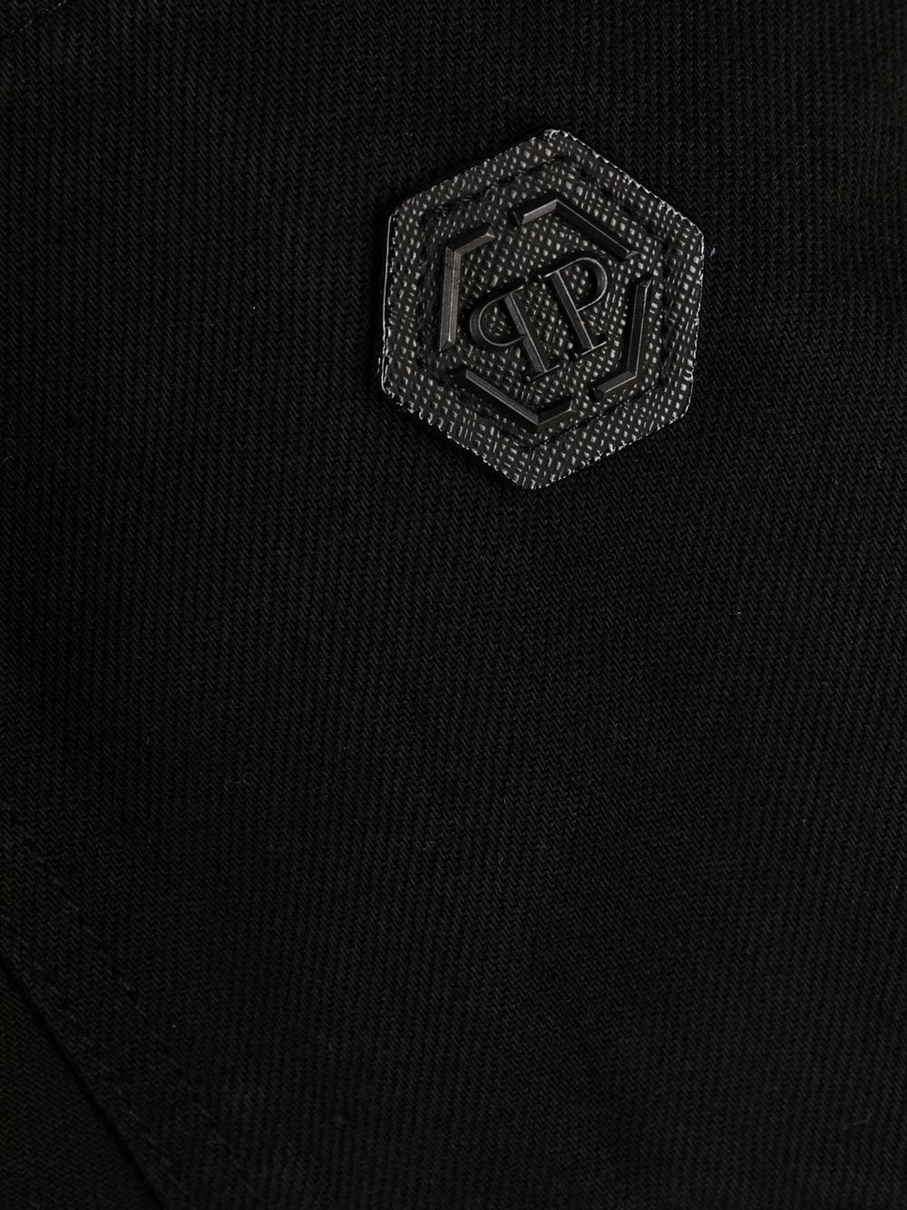logo-patch detail trousers - 6
