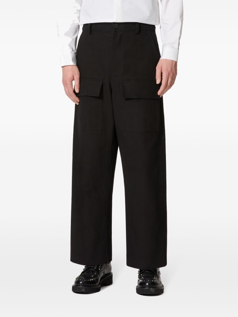canvas cargo trousers - 3