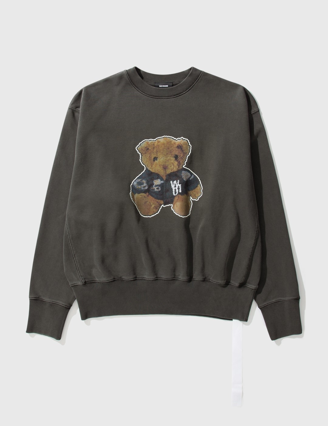 DENIM JACKET TEDDY SWEATSHIRT - 1