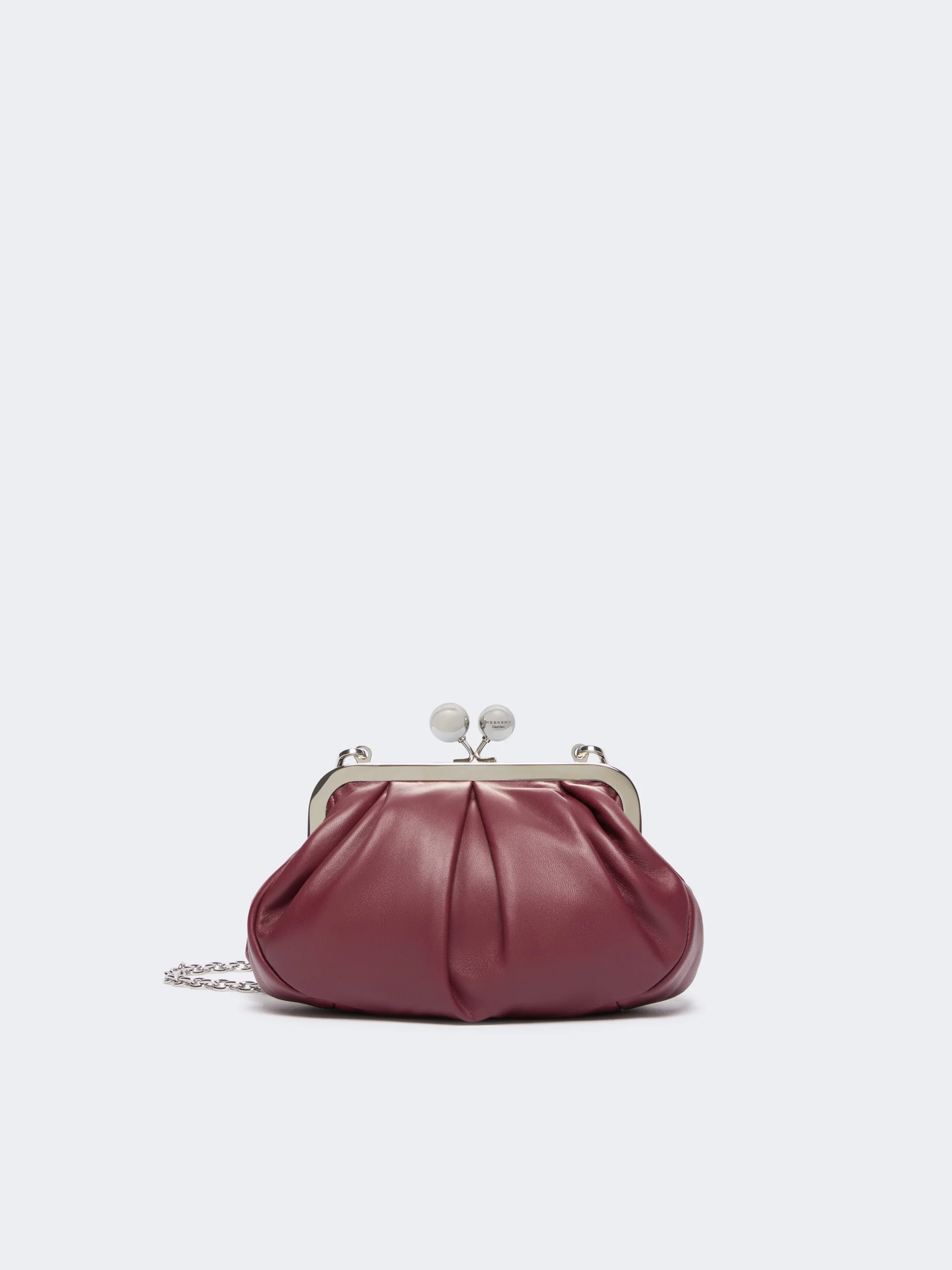 PRATI Small sheepskin Pasticcino Bag - RUBY - 1