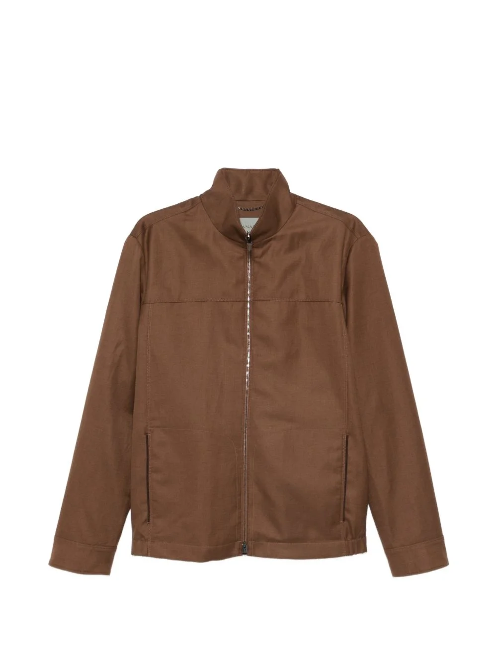 zip-up shirt jacket - 1