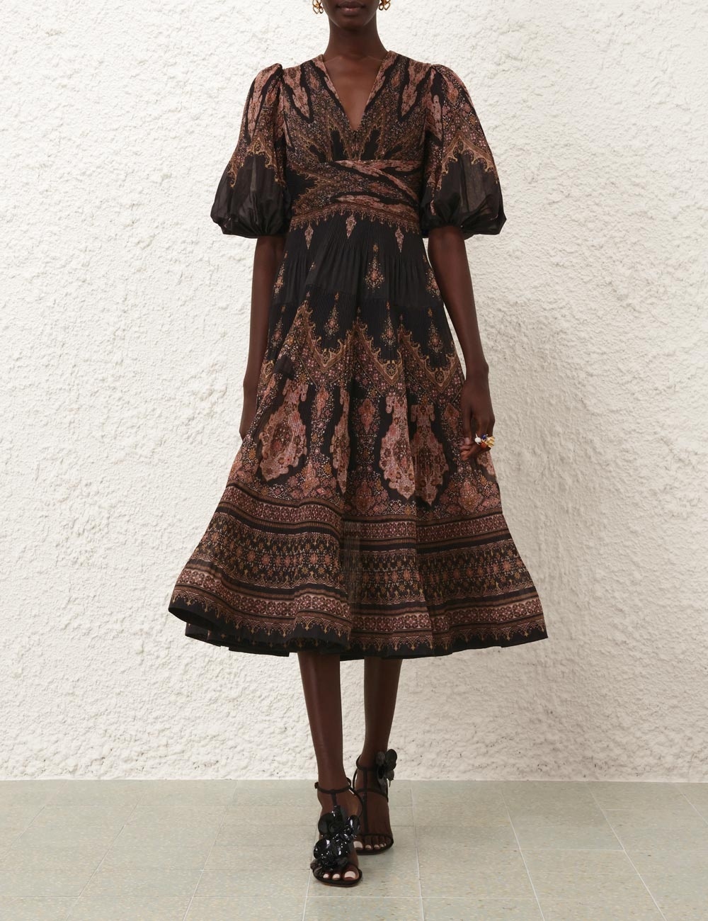 PLEATED MIDI DRESS - 7