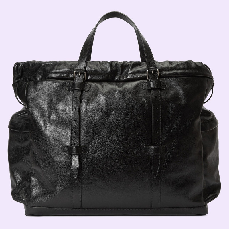 Drawstring tote bag with tonal Double G 5