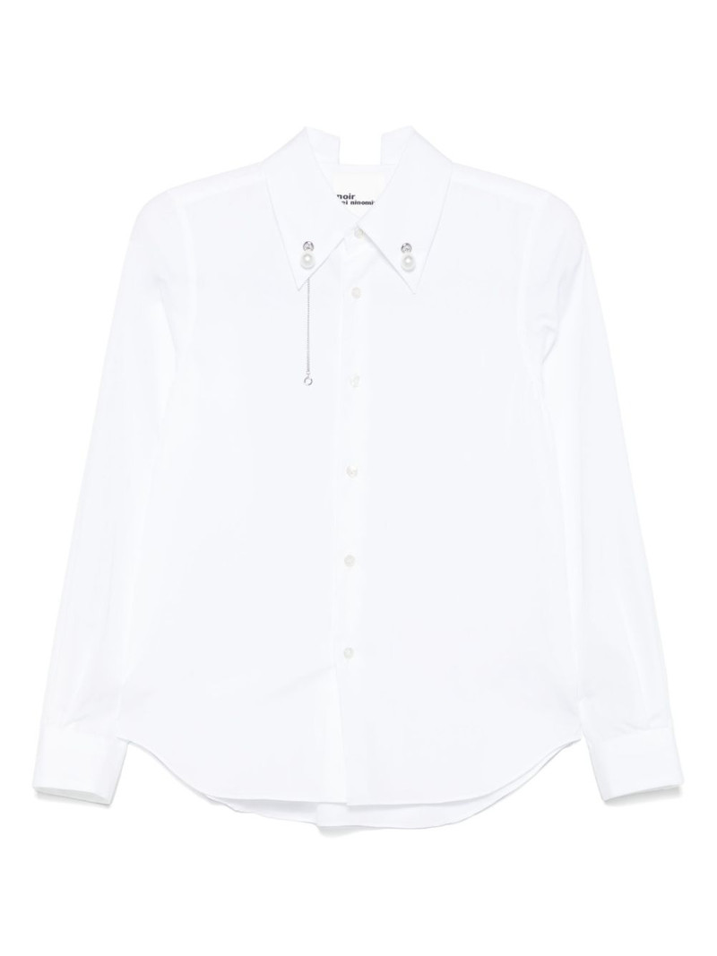 bead-embellished shirt 1