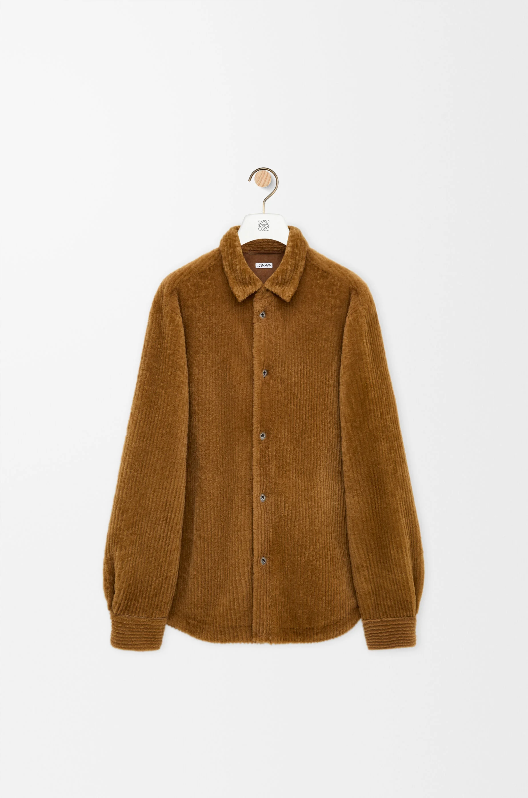 Overshirt in shearling - 1