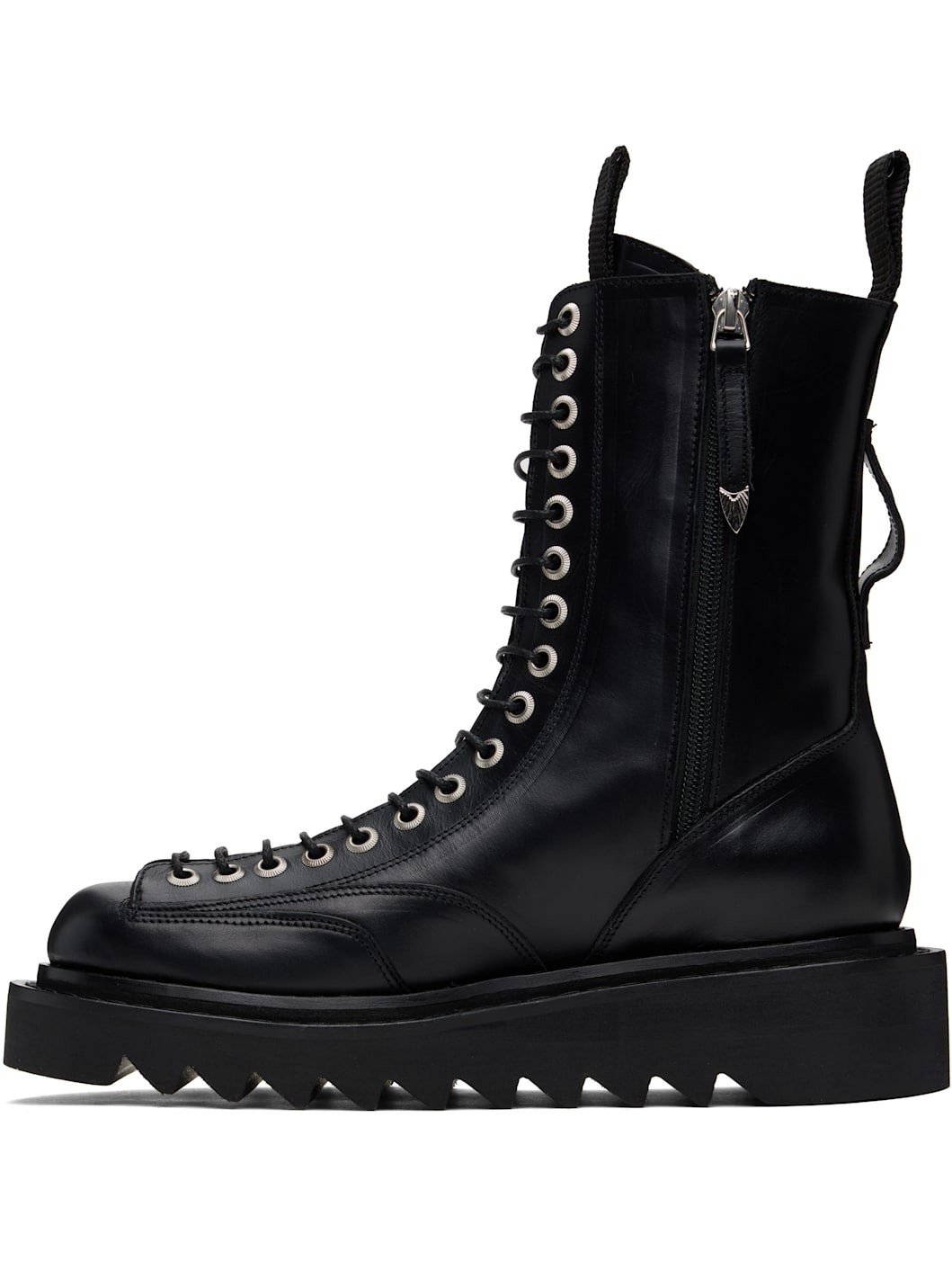 Black Leather Boots - 3