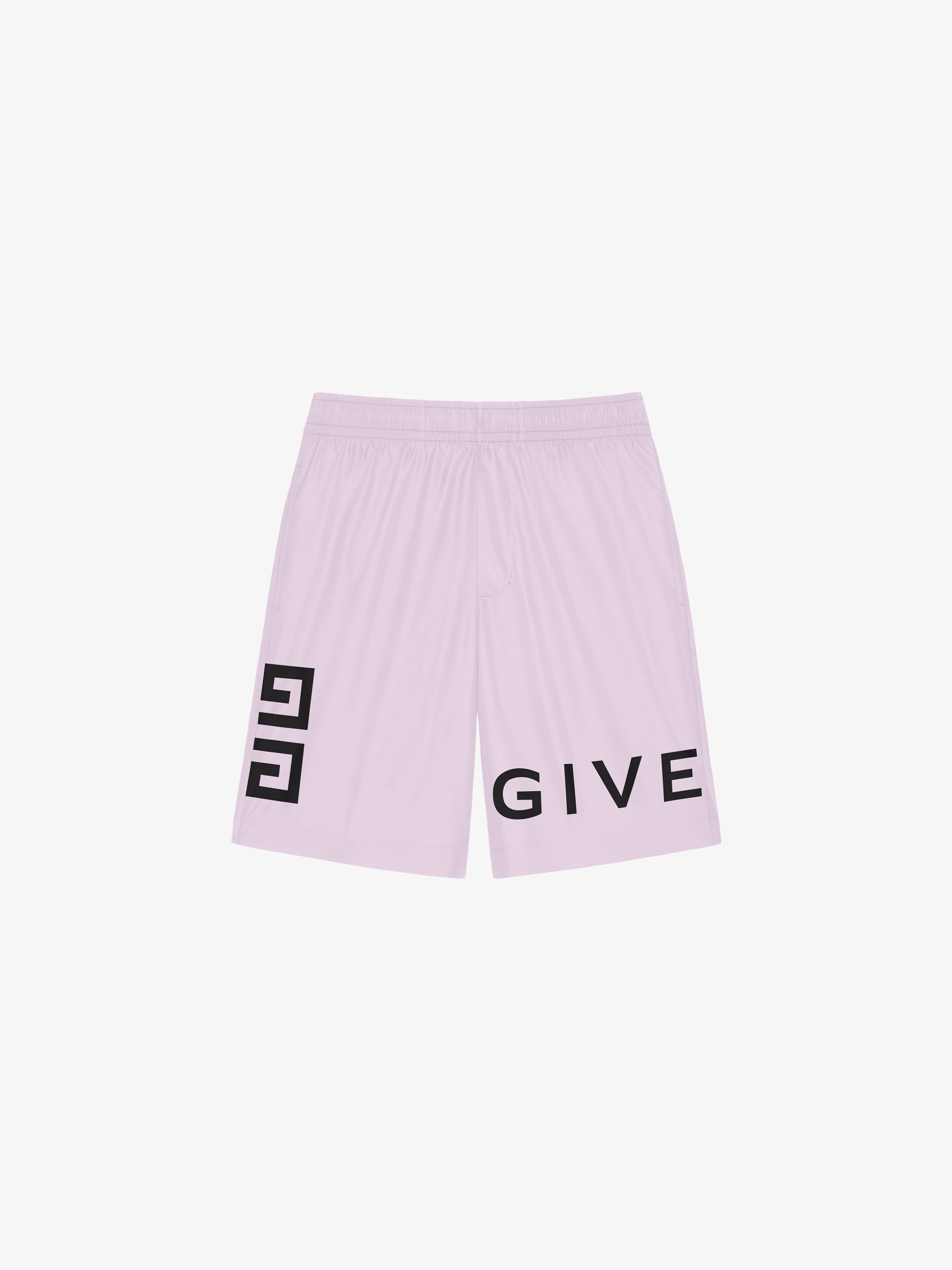 4G LONG SWIM SHORTS IN RECYCLED NYLON - 1