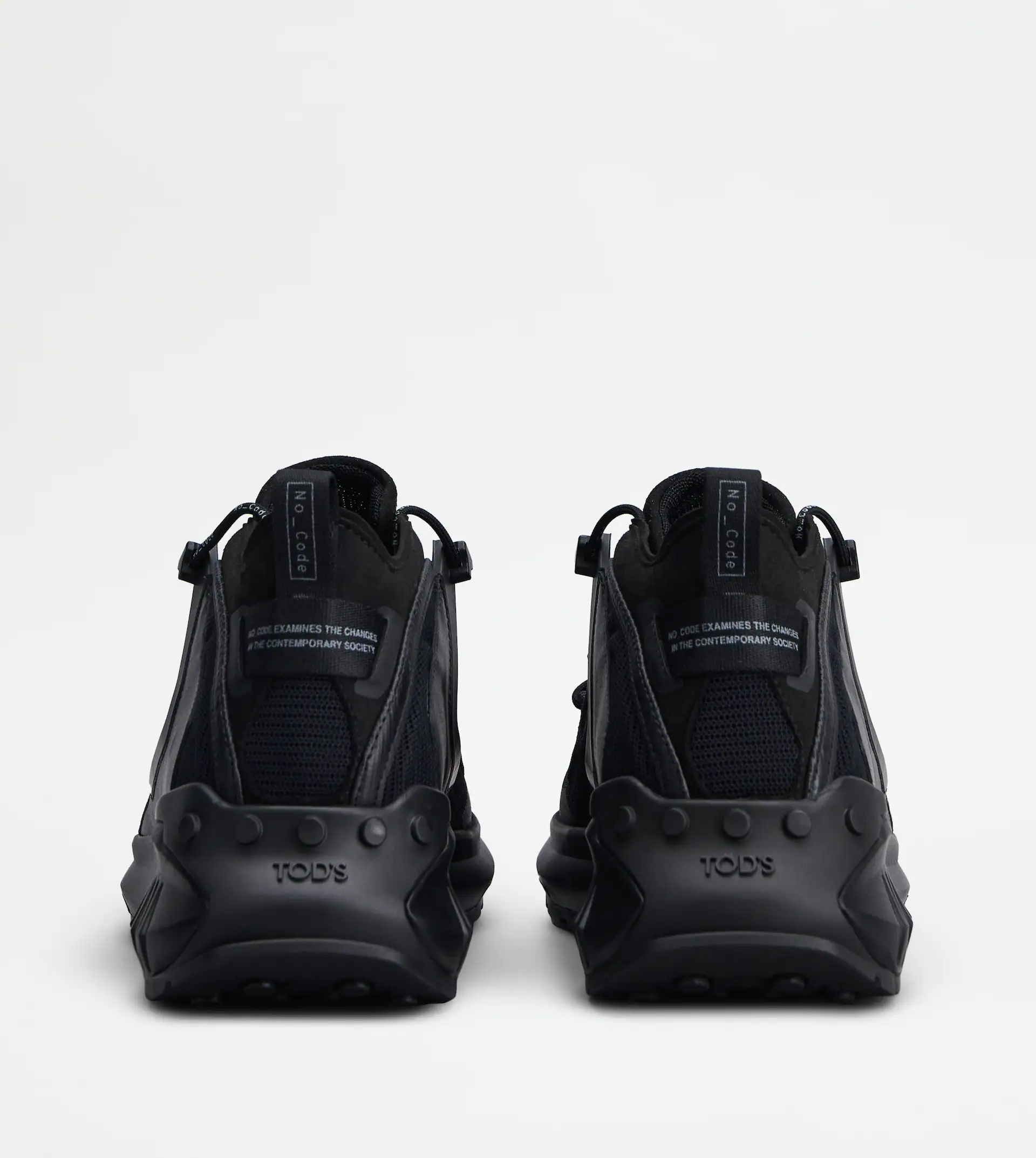 NO_CODE J IN TECHNICAL FABRIC AND LEATHER - BLACK - 2