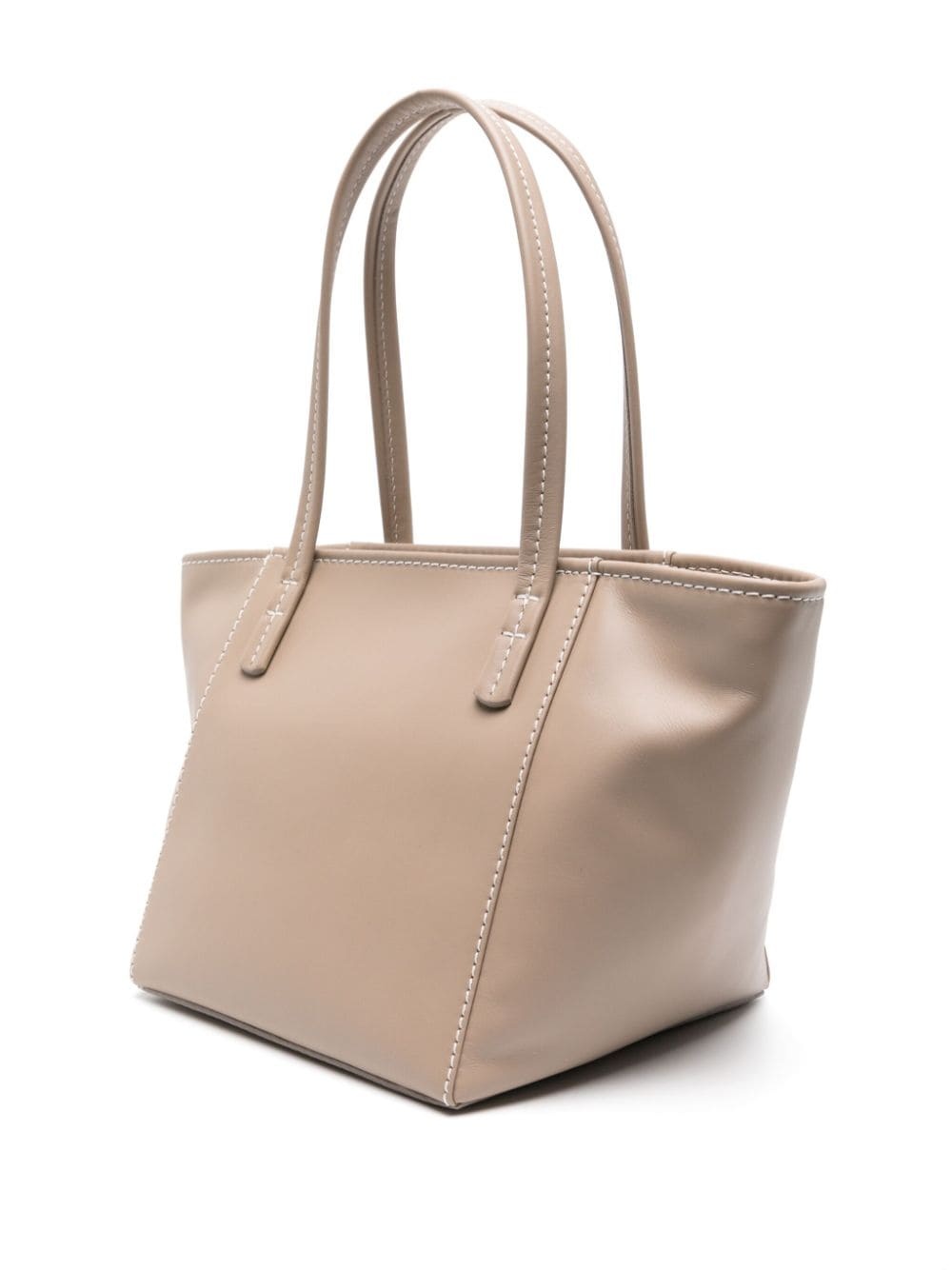 Bar leather tote bag - 3