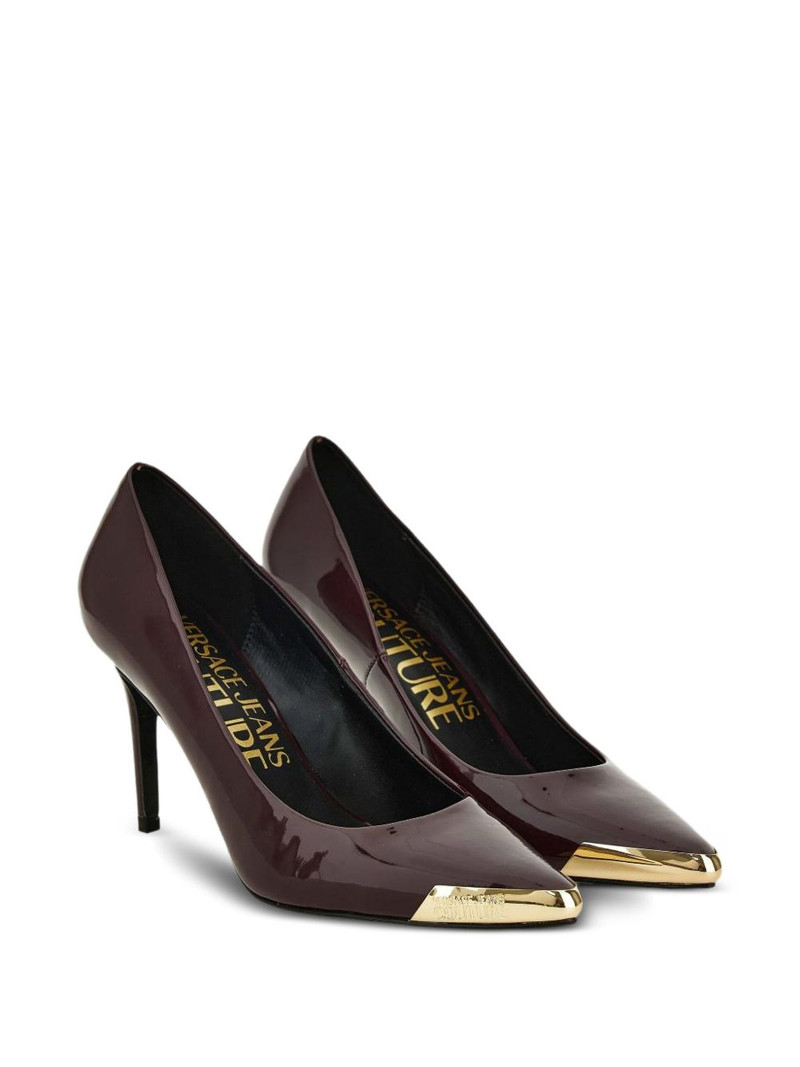 VERSACE JEANS COUTURE 85mm patent-leather pumps outlook