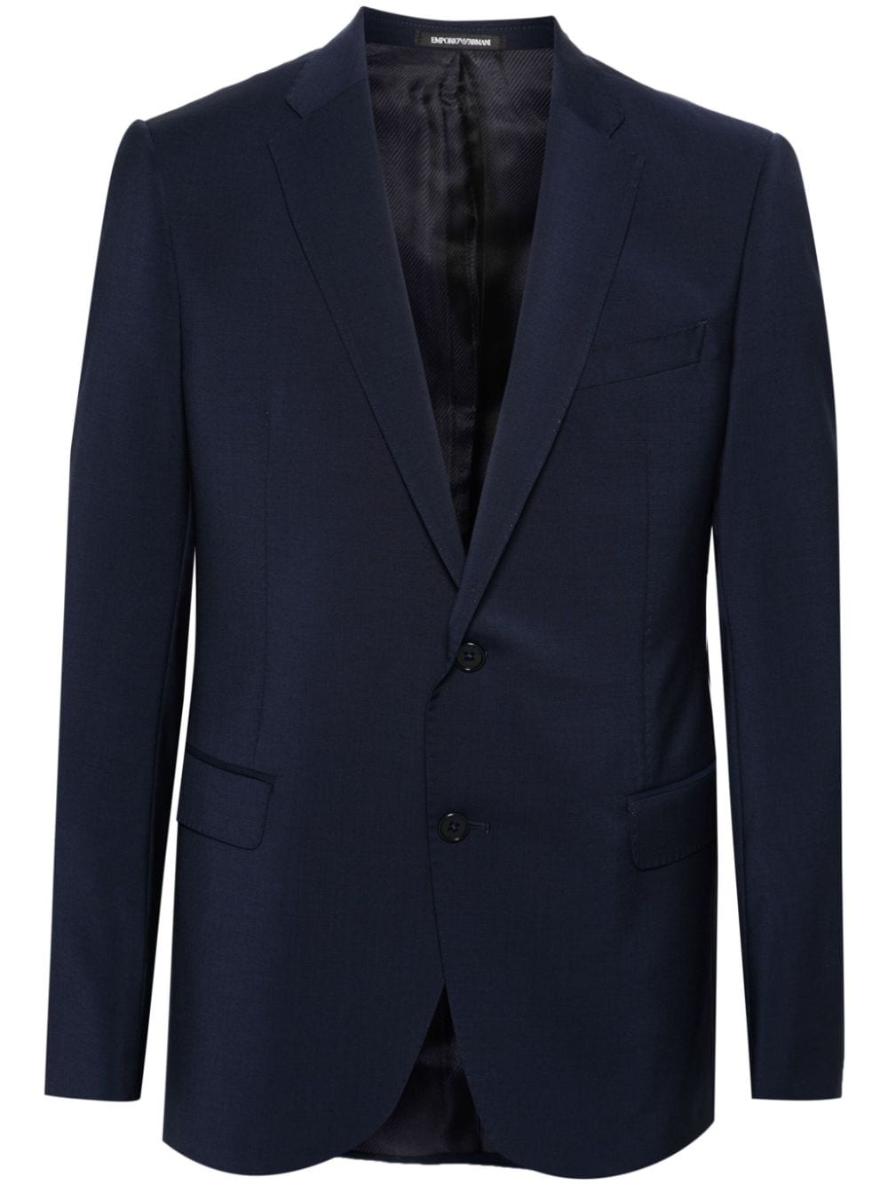 single-breasted wool blazer - 1