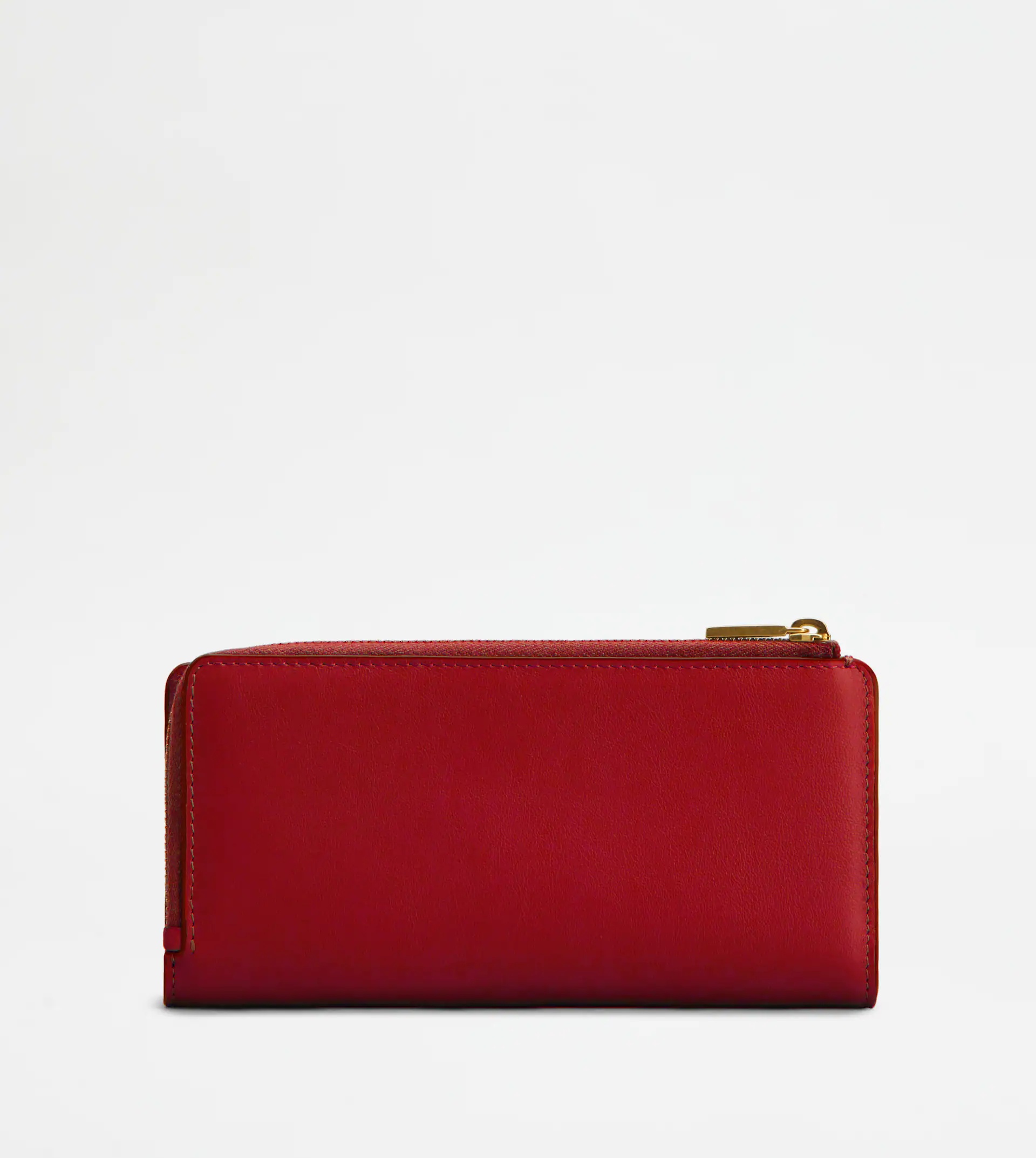 T TIMELESS WALLET IN LEATHER - RED - 3