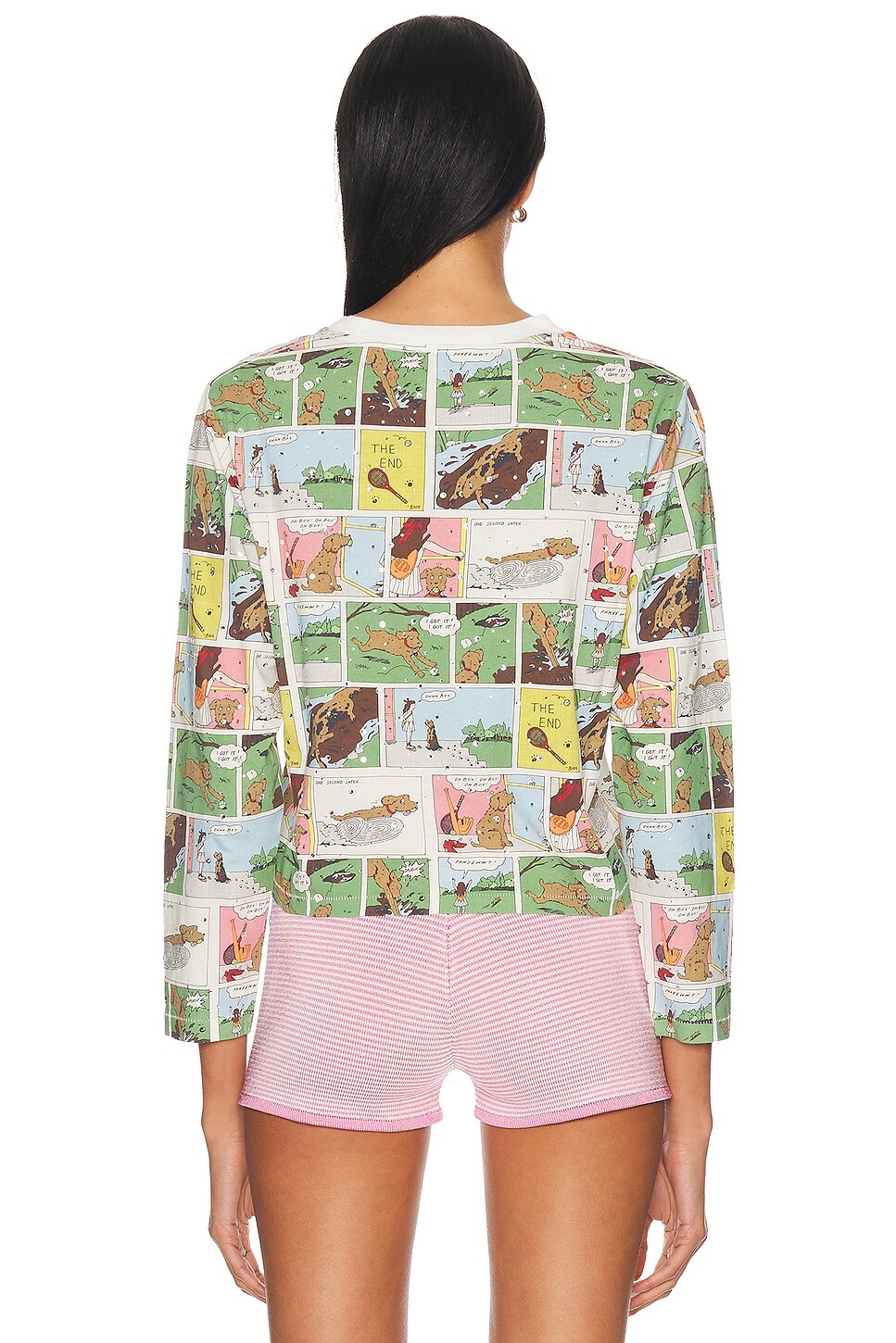Comic Strip Long Sleeve Top - 3