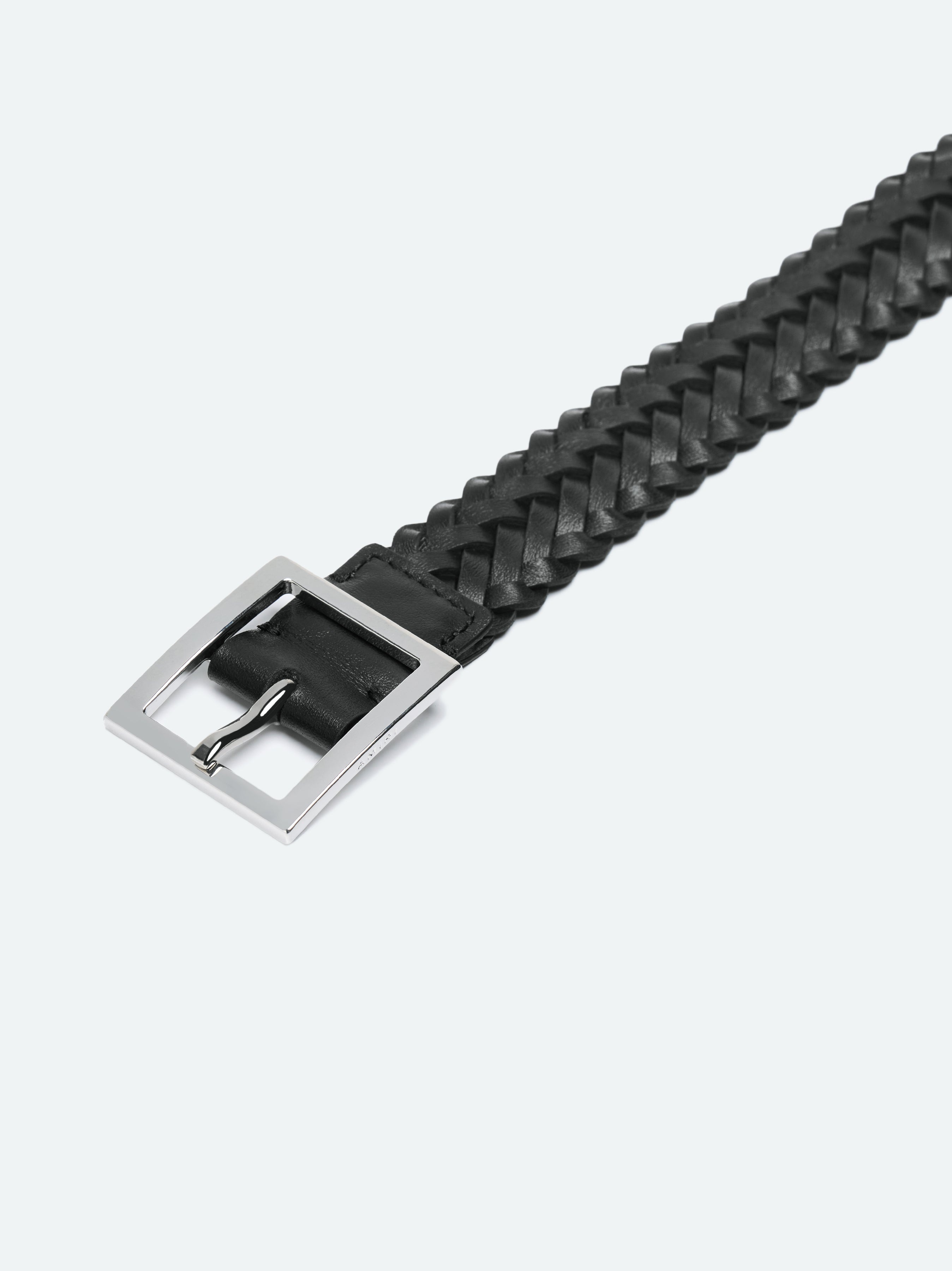 BRAIDED LEATHER BELT - 3