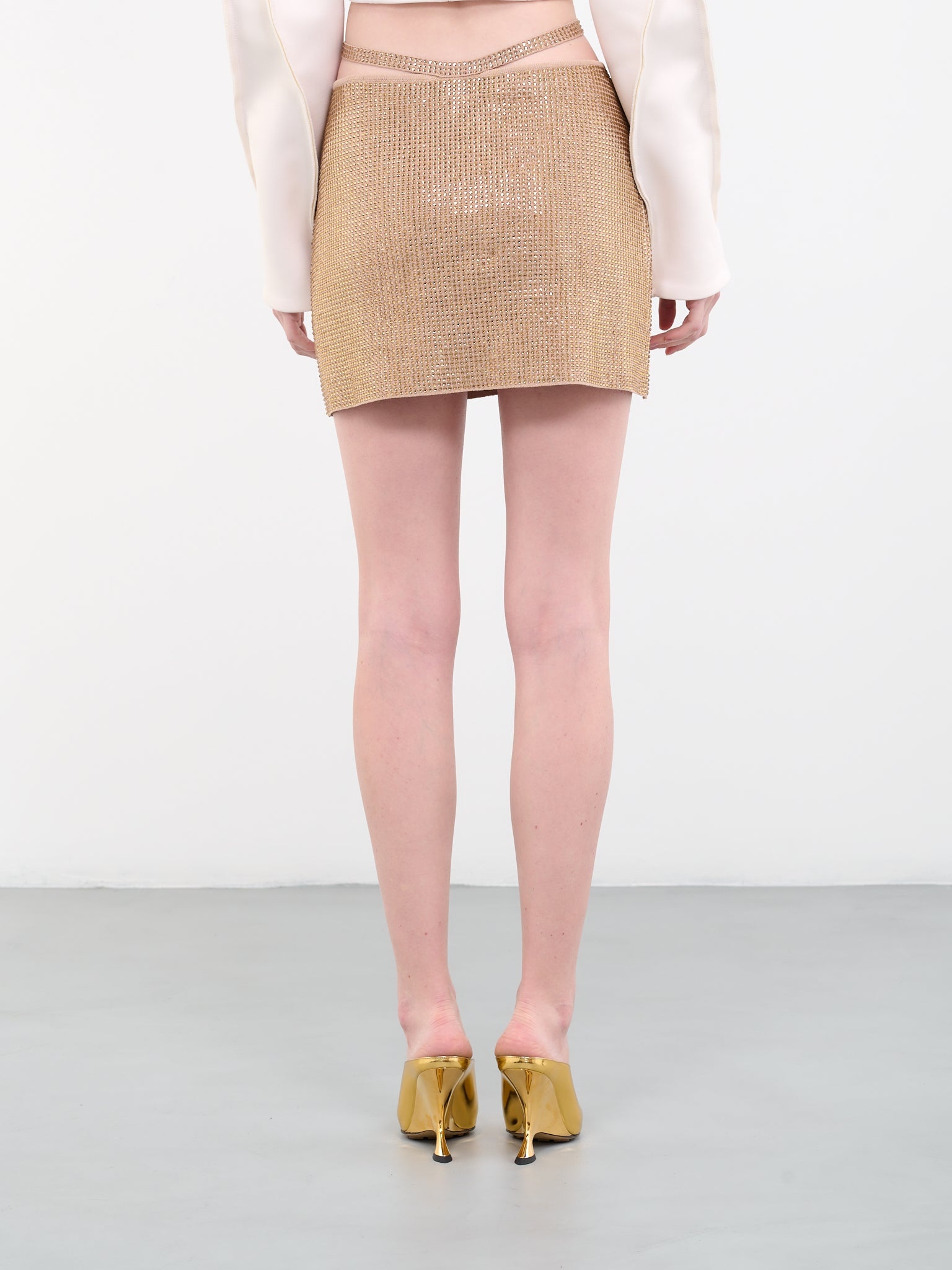 Strass Mini Skirt - 3