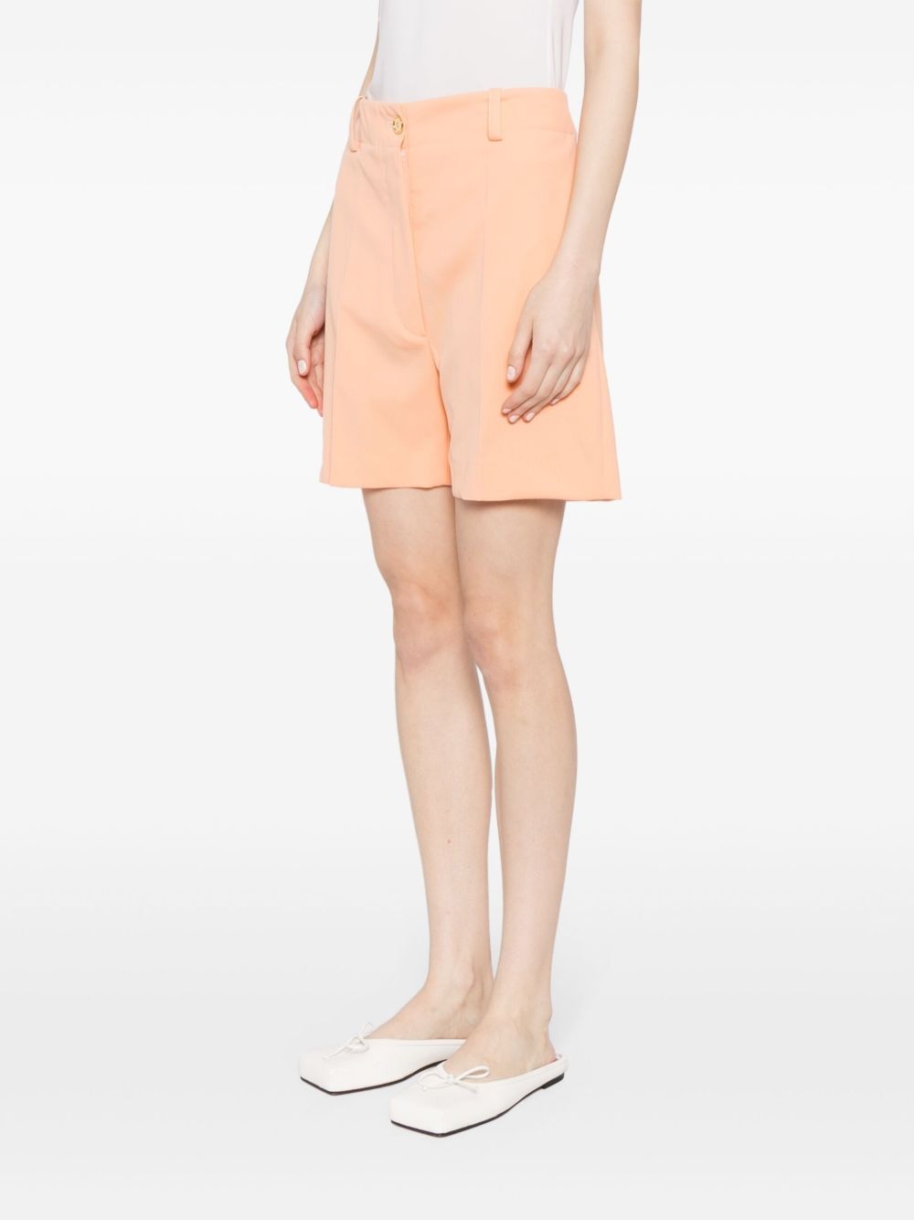 tailored virgin wool-blend shorts - 3