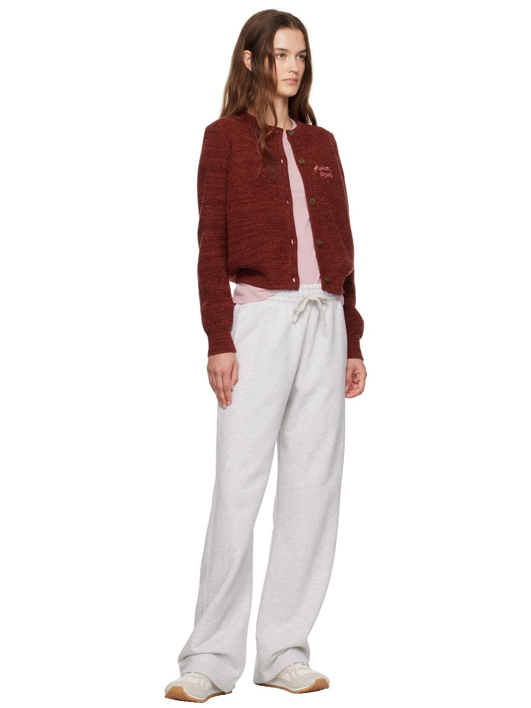 Gray Baby Fox Patch Lounge Pants - 4
