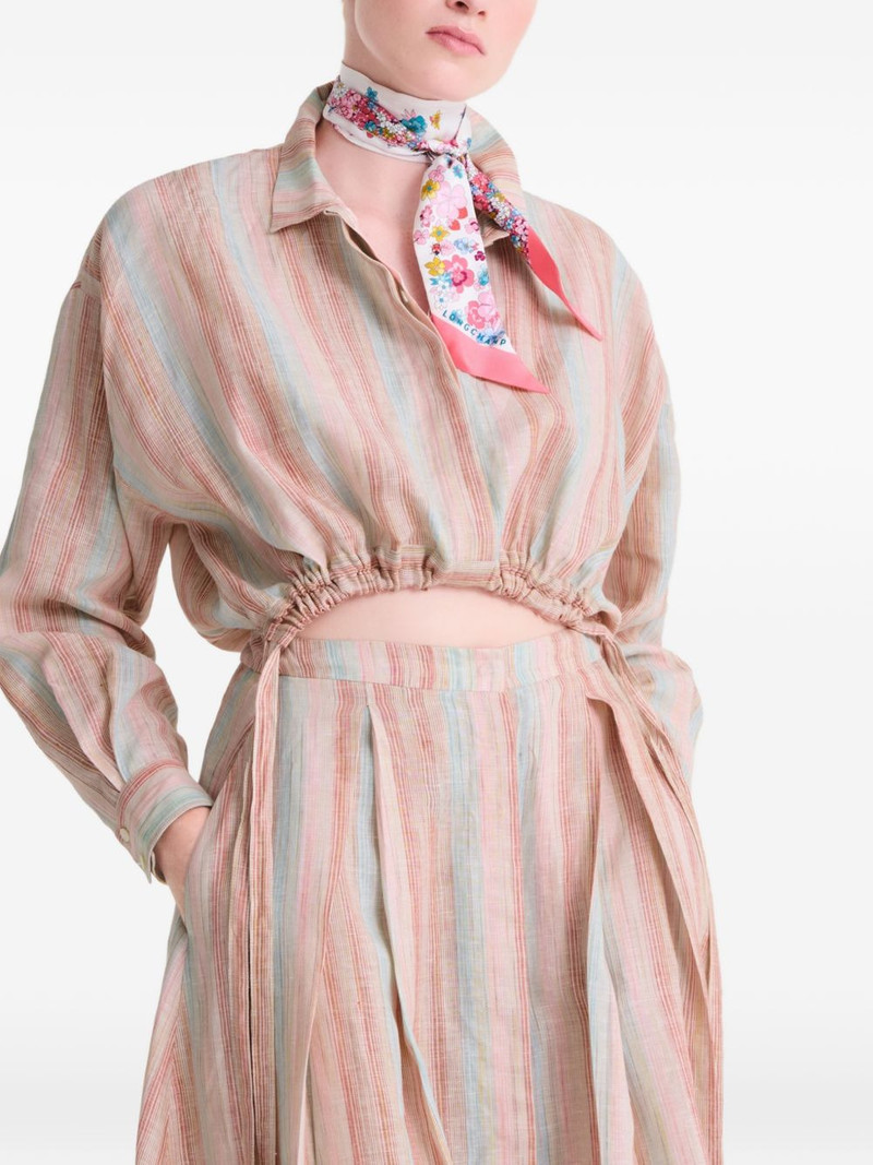 Longchamp Frise Fleurie scarf outlook