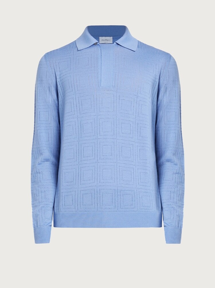 POLO-BOWLING NECK SWEATER - 1