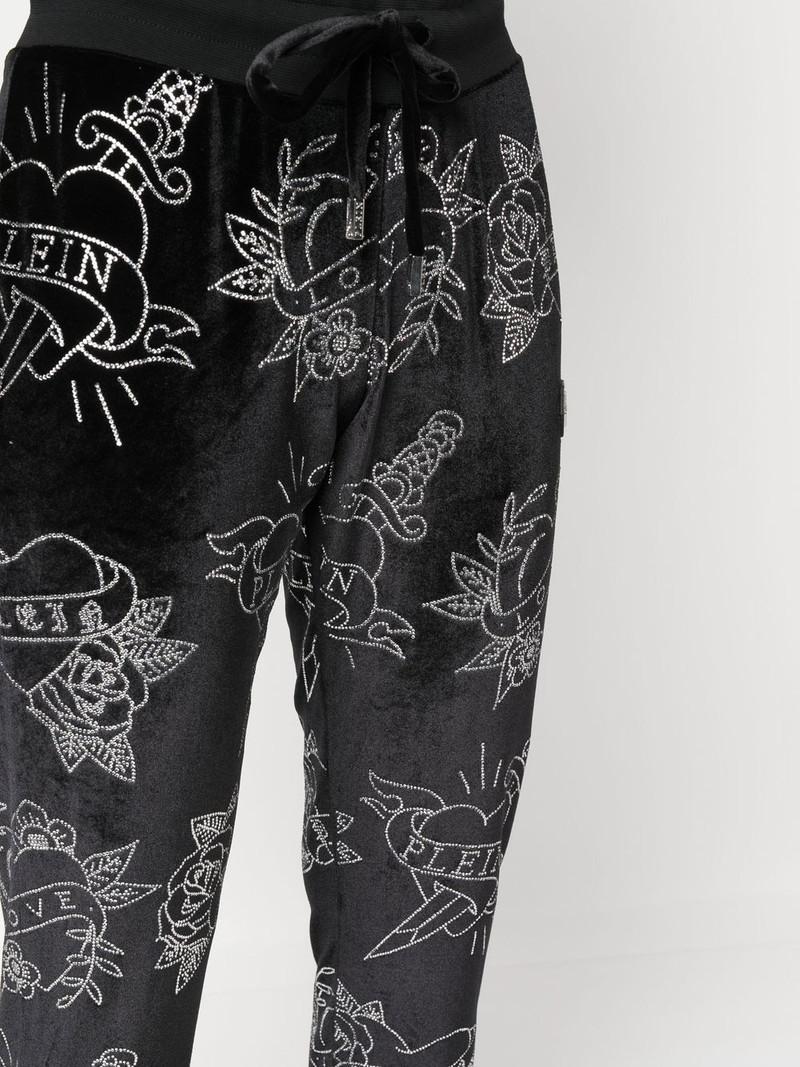 heart velvet tracksuit set 6