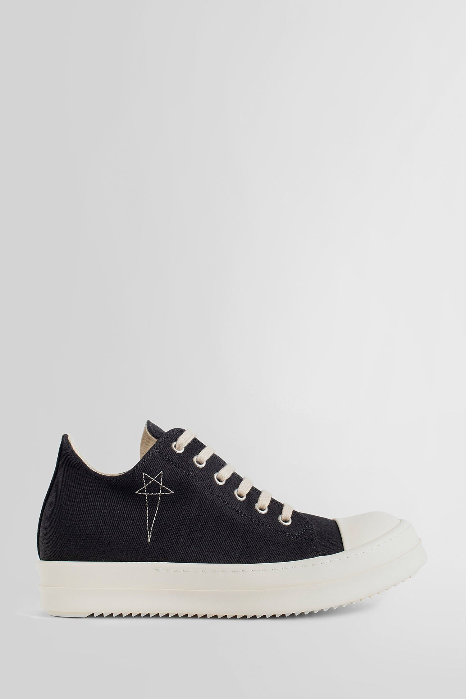 RICK OWENS WOMAN BLACK SNEAKERS - 1