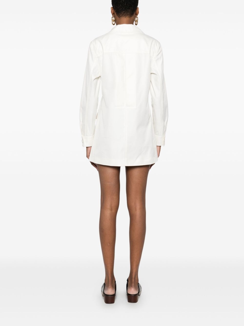 crossover-drawstring tunic - 4