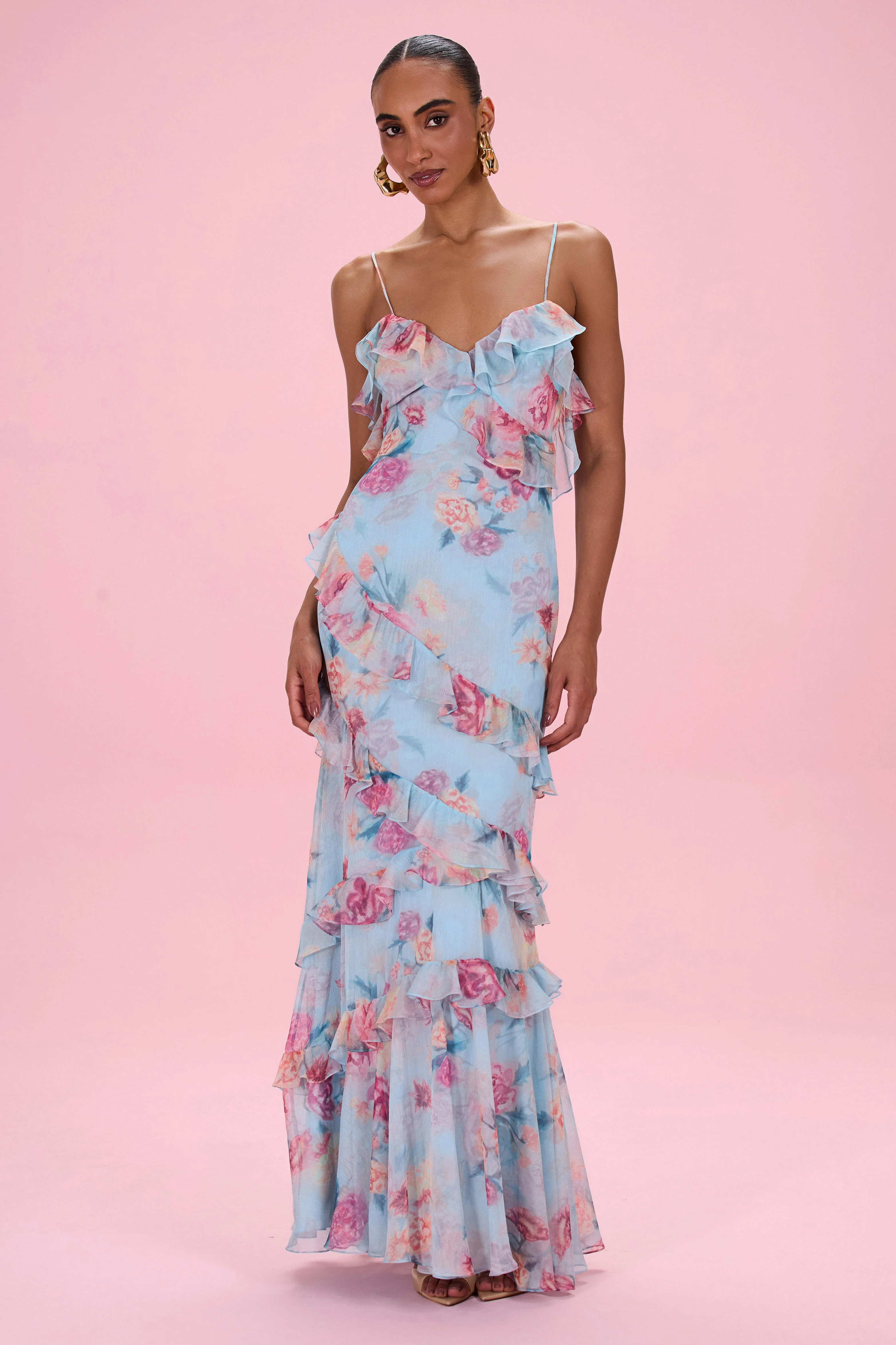 FLORA MIST MAXI DRESS - 1