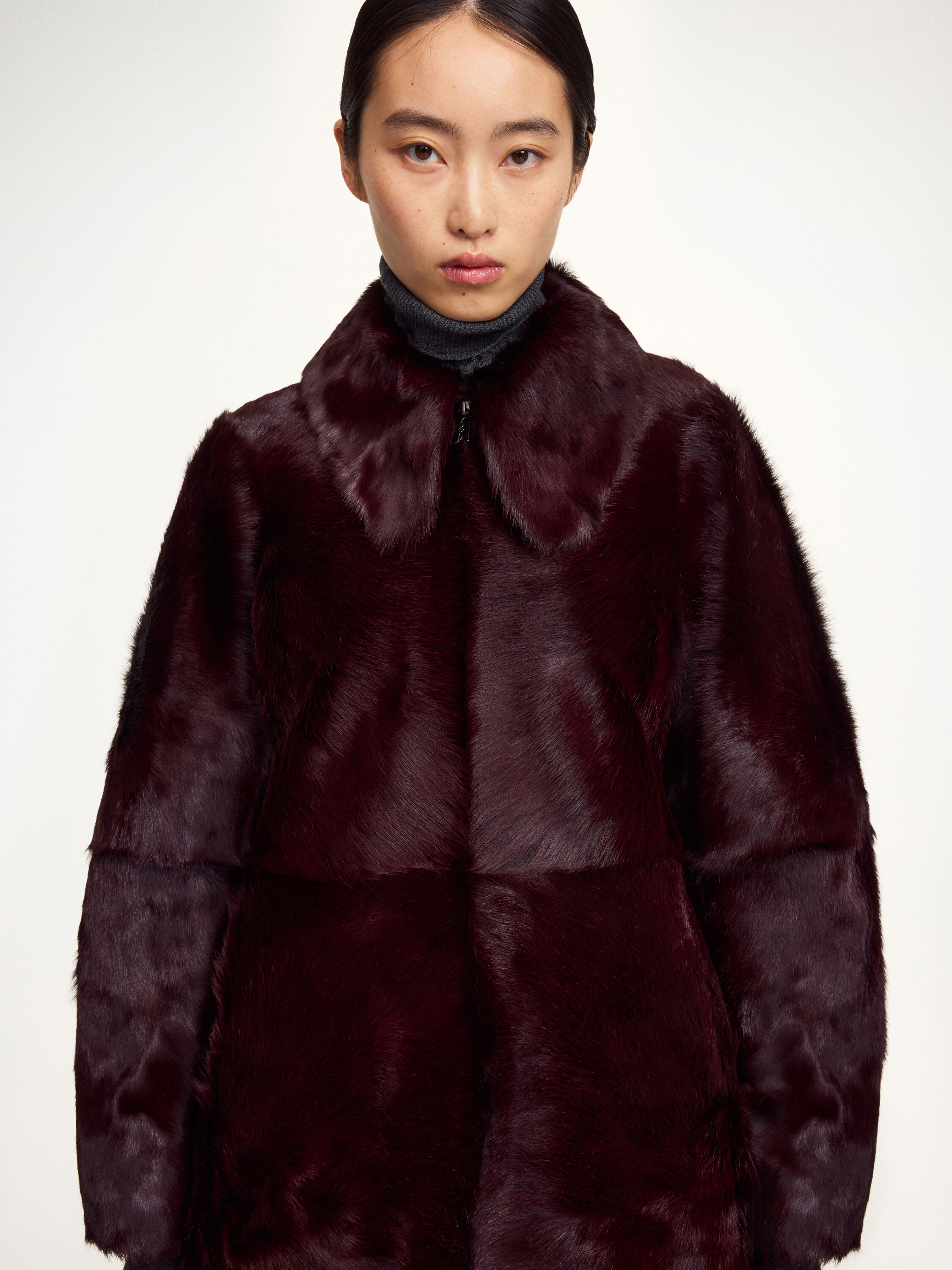 Rafaia Shearling Calf Coat - 4