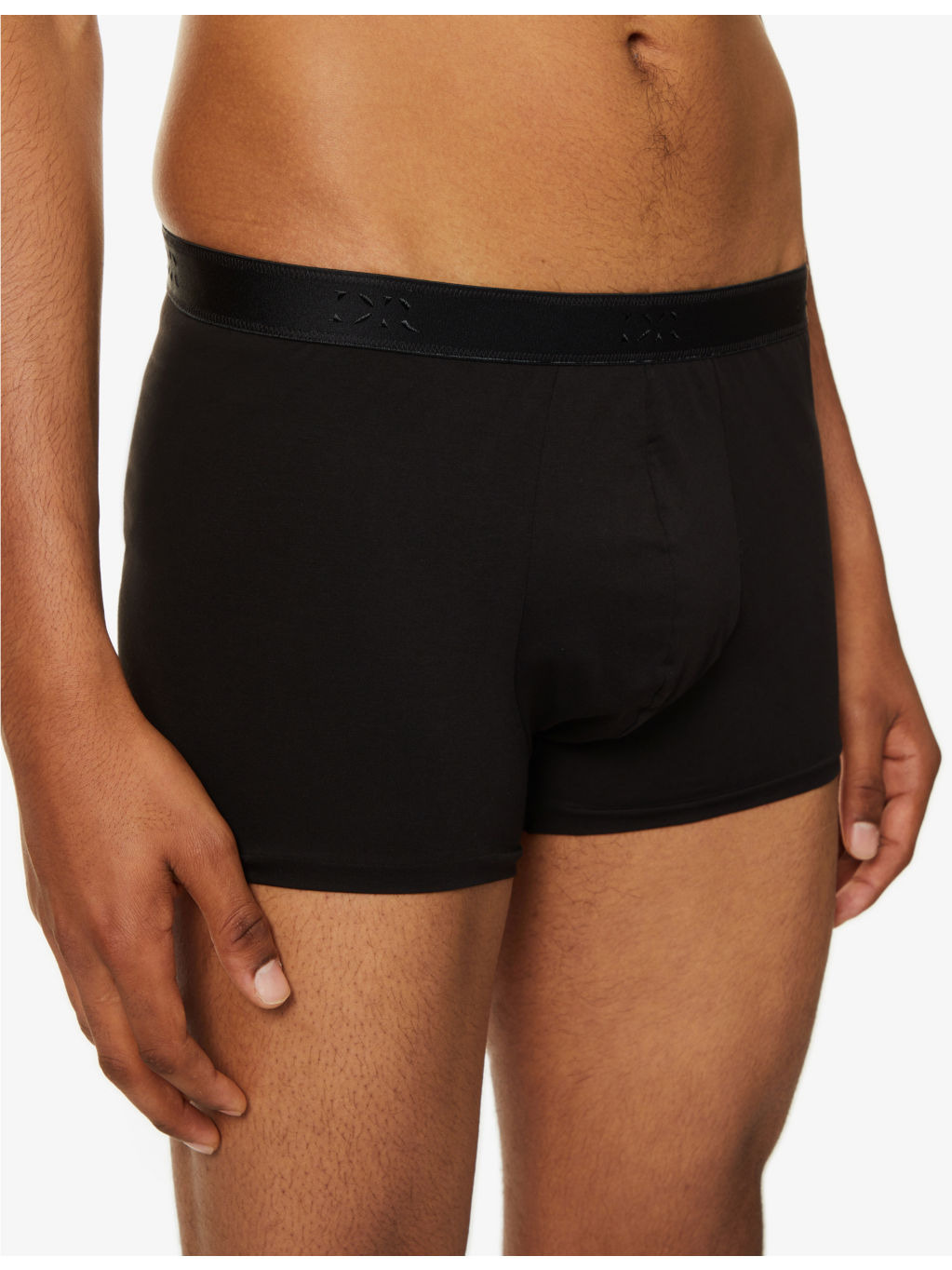 Jack branded-waistband stretch-cotton trunks - 4