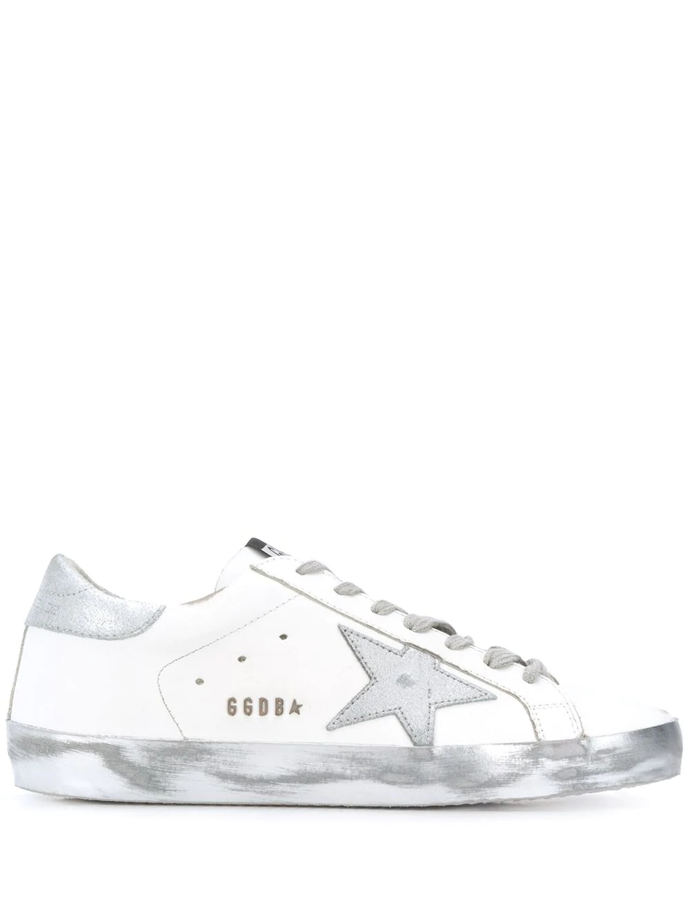 metallic detail low top sneakers - 1