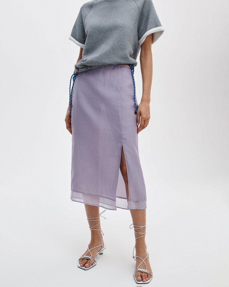 rag & bone Suki Organza Midi Skirt outlook