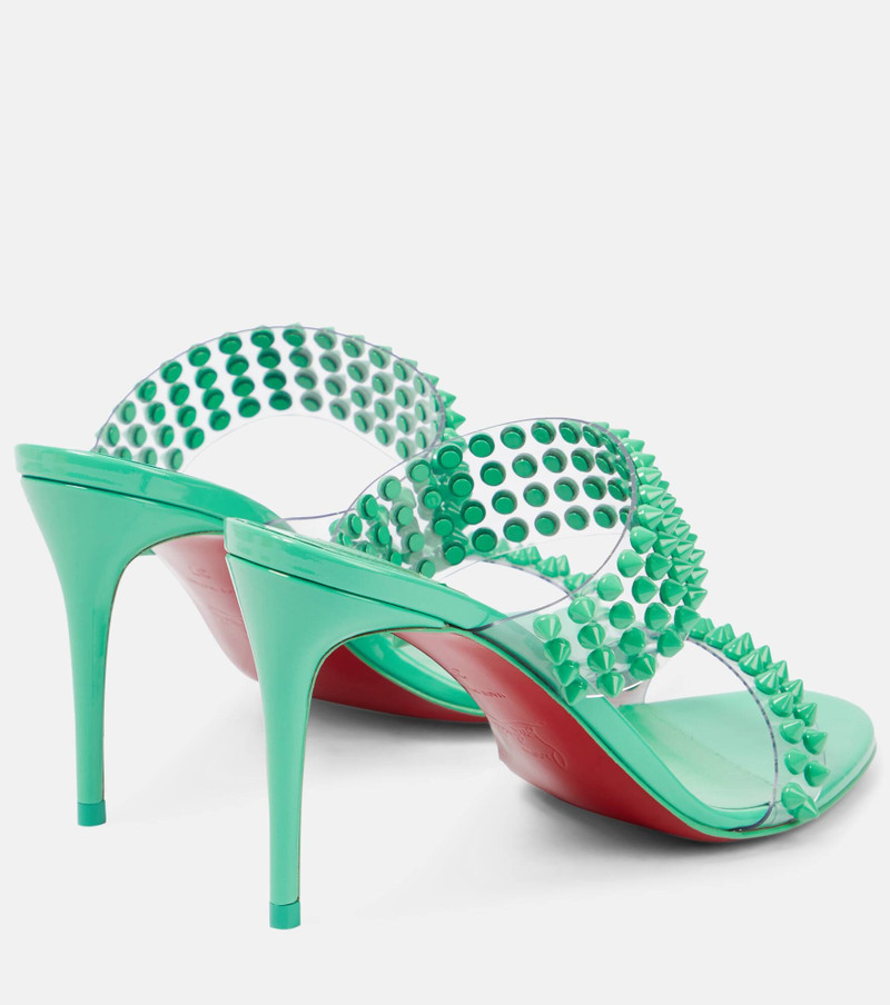 Christian Louboutin Spike Only 85 PVC and leather sandals outlook