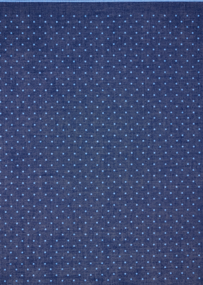 Paul Smith Navy Cotton Polka Dot Pocket Square outlook