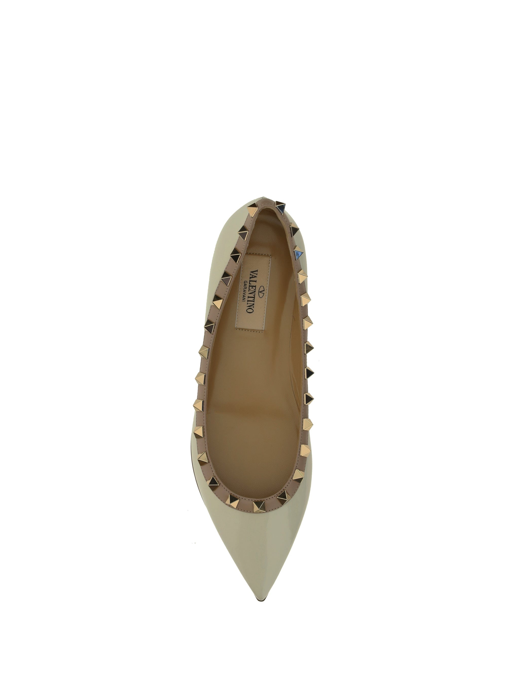 【Valentino】BALLERINA ROCKSTUD T. 05◆7W2S0403VOD Valentino BALLERINA | ROCKSTUD | T. 05 | VERNICE/N