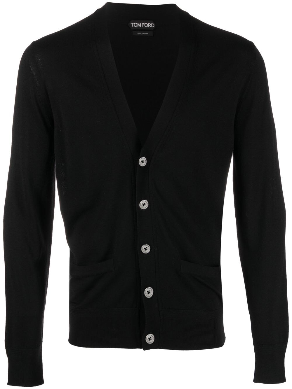 V-neck cardigan - 1