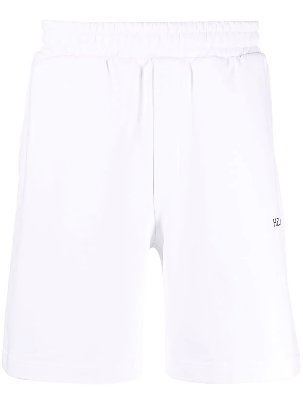 logo-print track shorts - 1