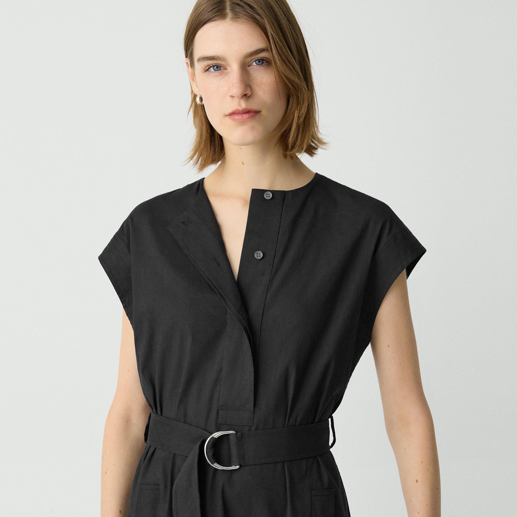 Belted Midi Dress in Good Linen - 5