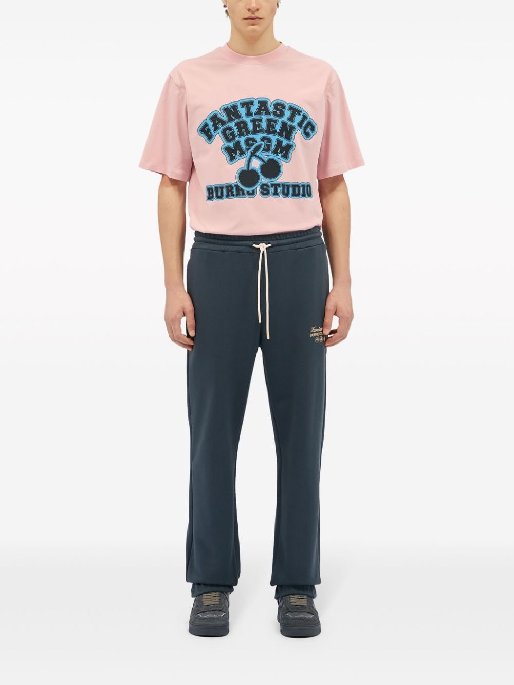 logo-printed jogging trousers - 2
