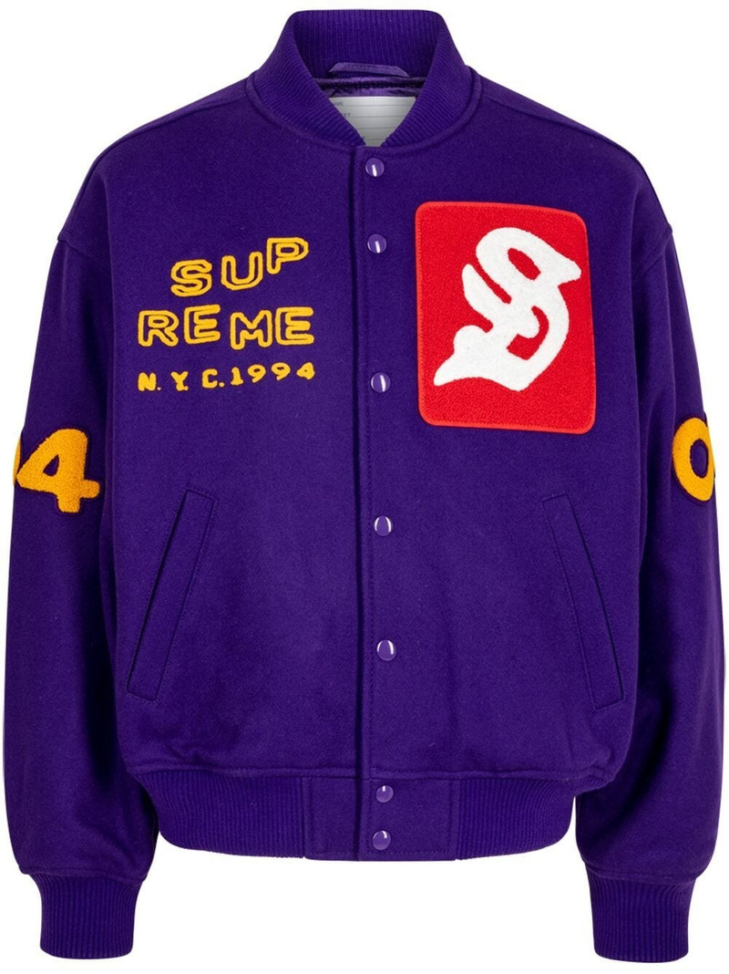 Tourist "Purple" varsity jacket 1