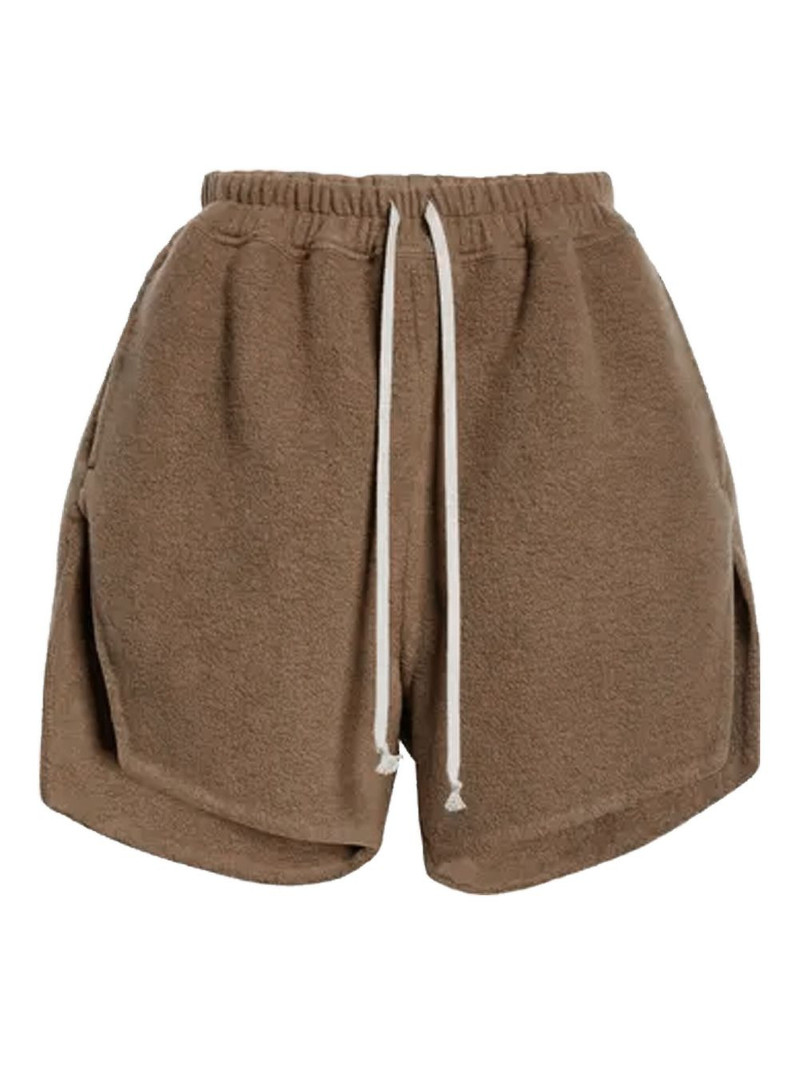 drawstring fleece shorts 1